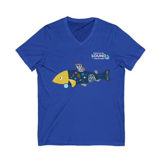 PacSockeye Unisex V-Neck Tee