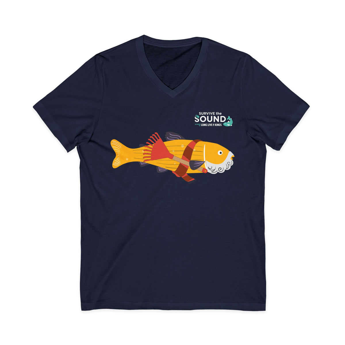 Rake Troll Unisex V-Neck Tee