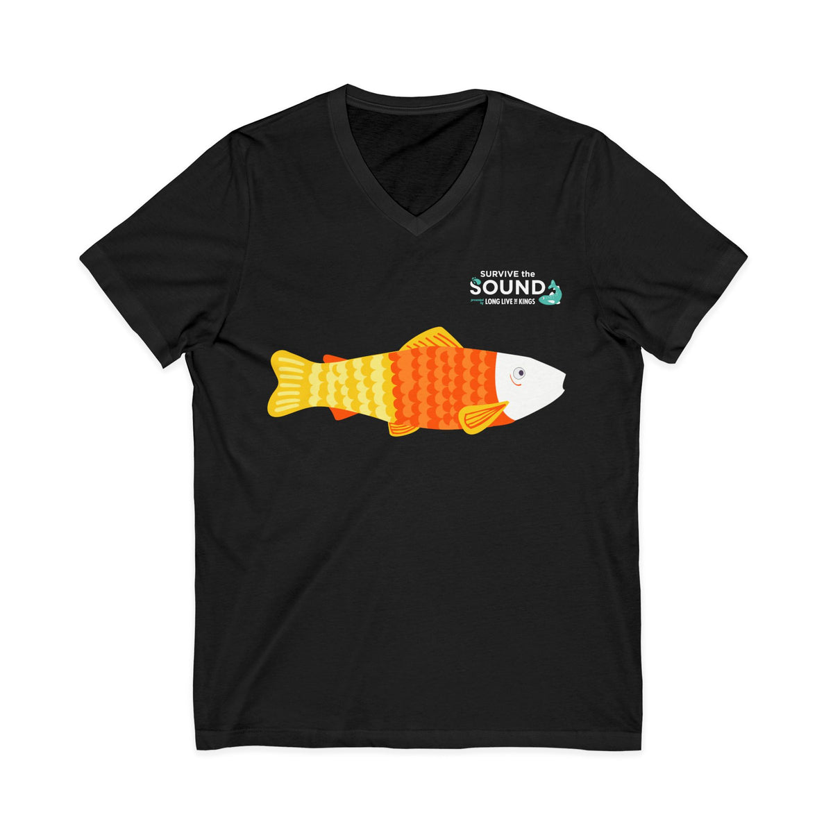 Candy Cod Unisex V-Neck Tee