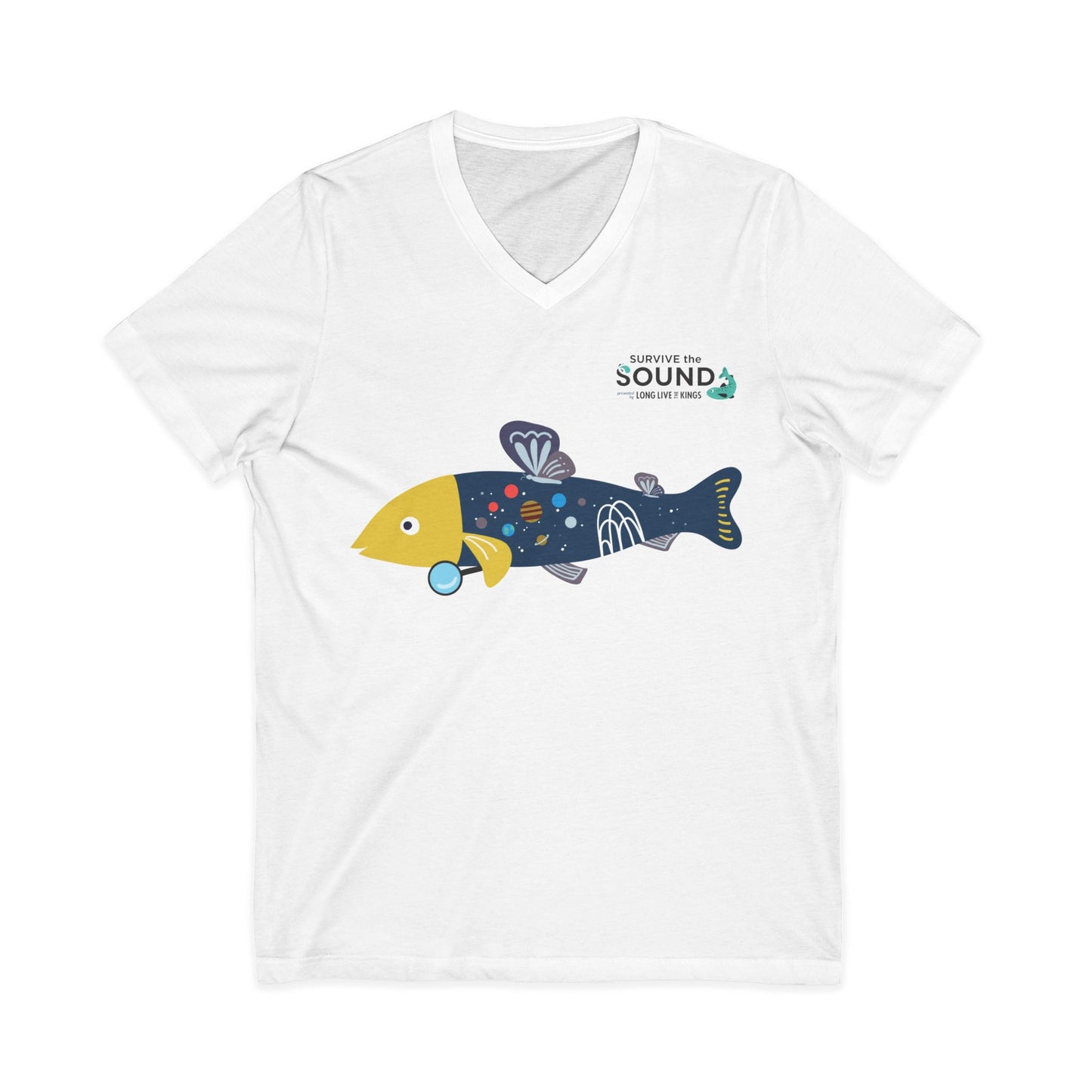 PacSockeye Unisex V-Neck Tee
