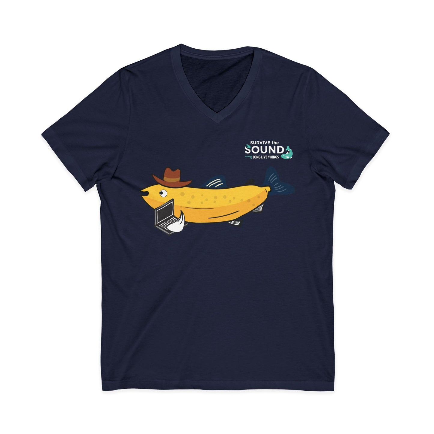 Monti Unisex V-Neck Tee