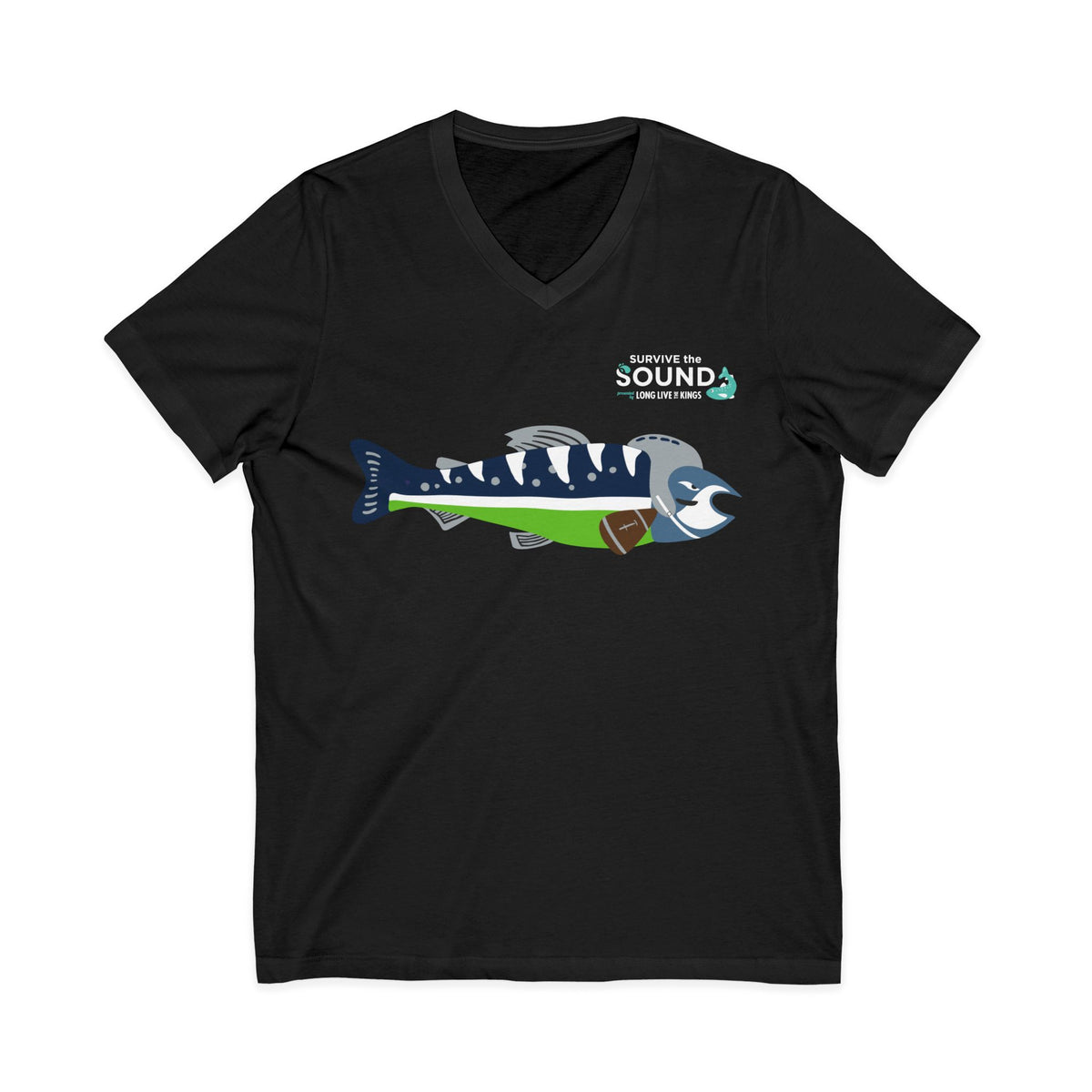 12th Fin Unisex V-Neck Tee