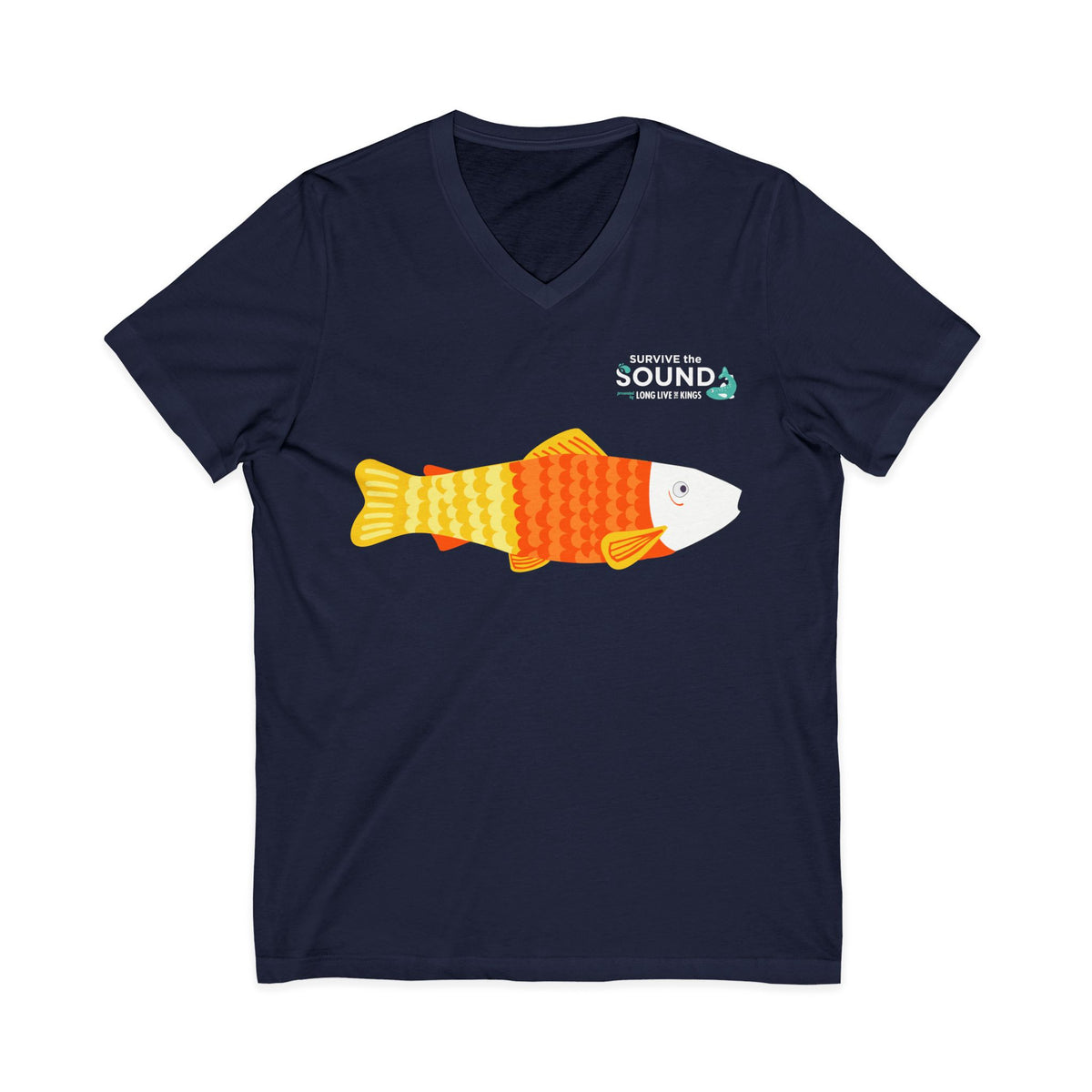 Candy Cod Unisex V-Neck Tee