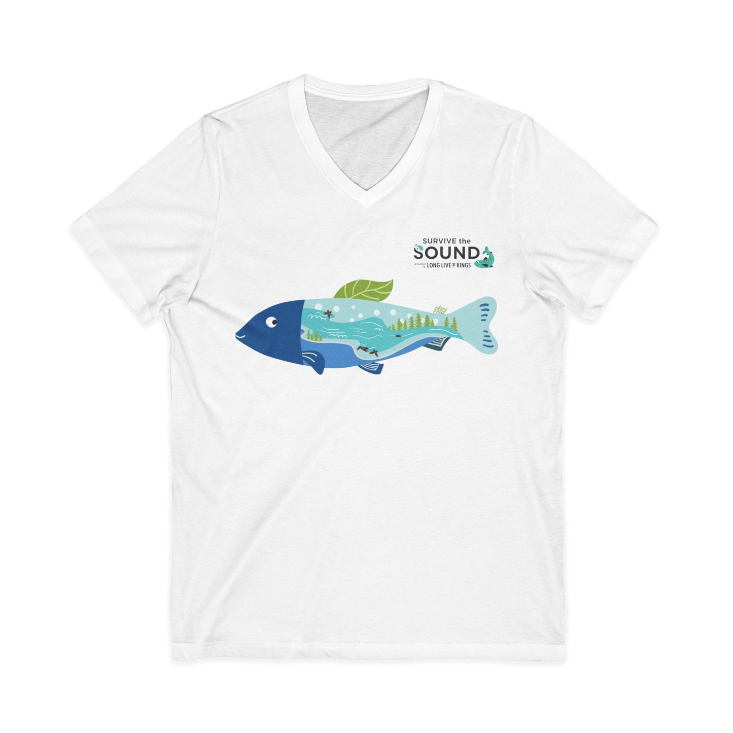 Habitat Unisex V-Neck Tee