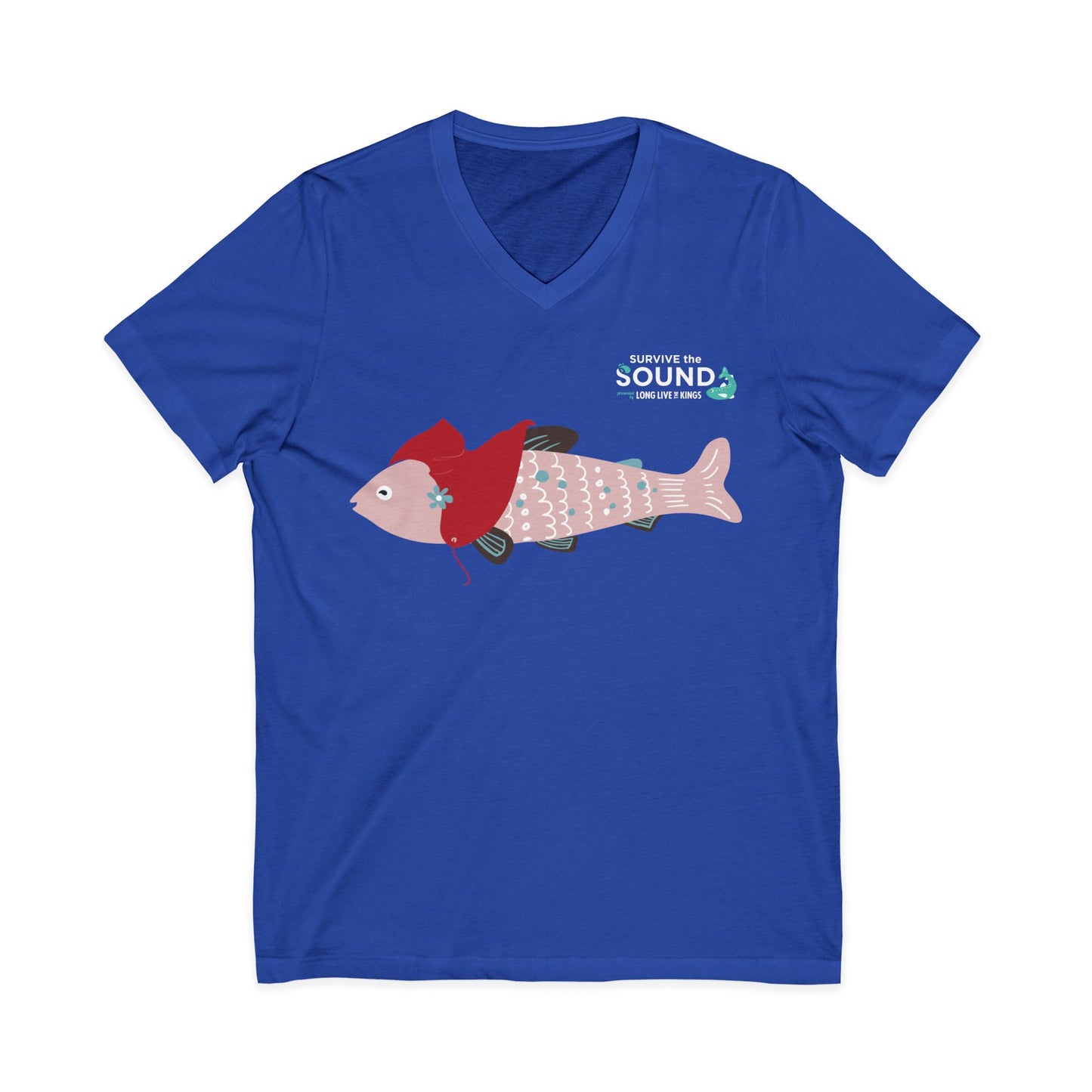 Little Red Unisex V-Neck Tee