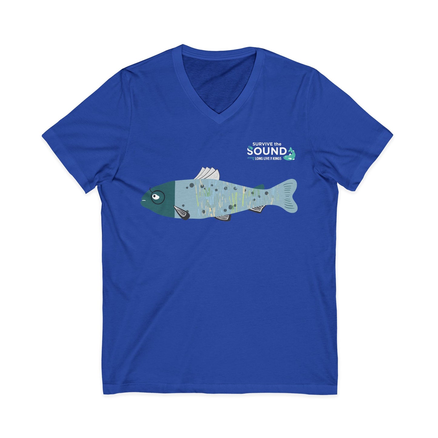 Fishtail Unisex V-Neck Tee