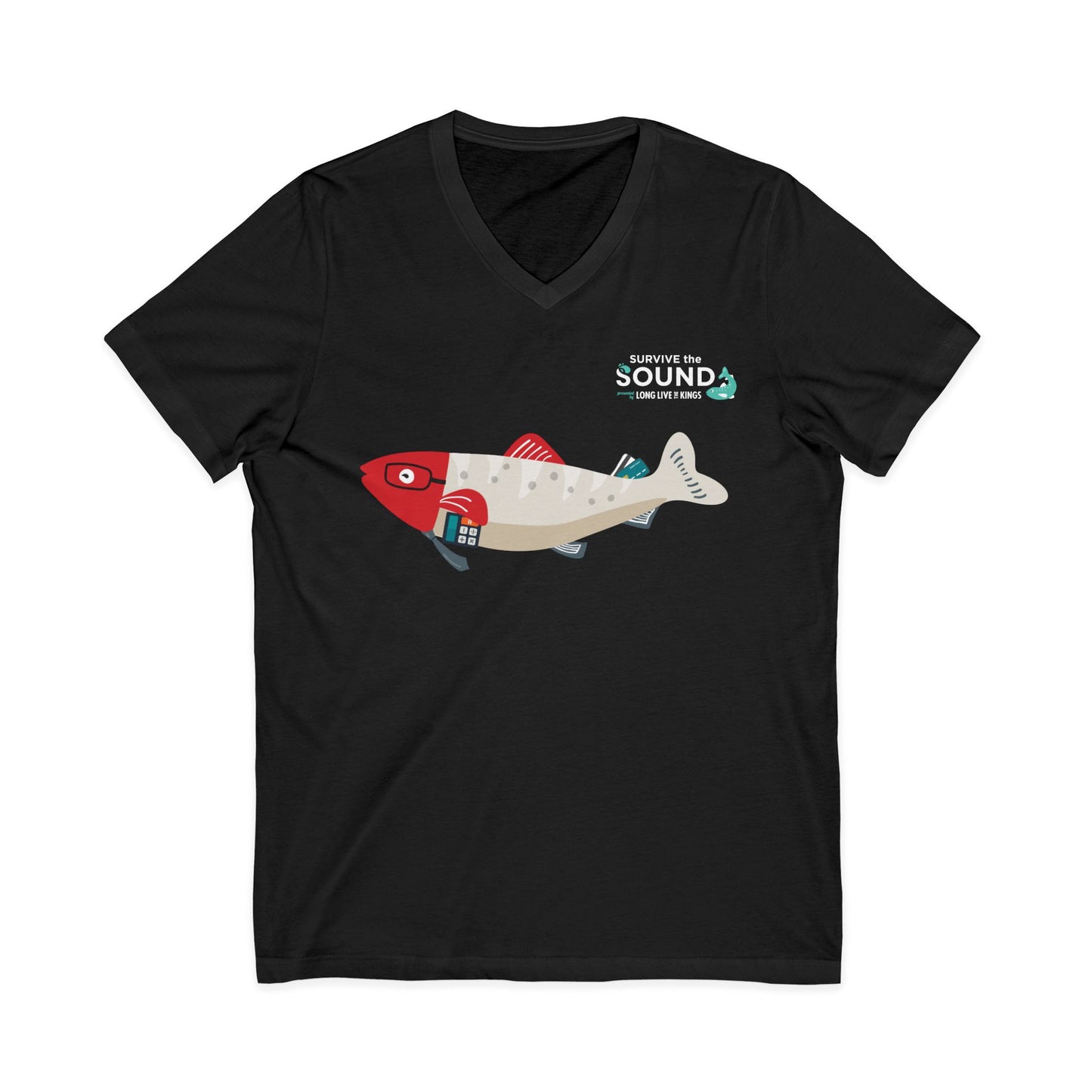 Financial Finn Unisex V-Neck Tee