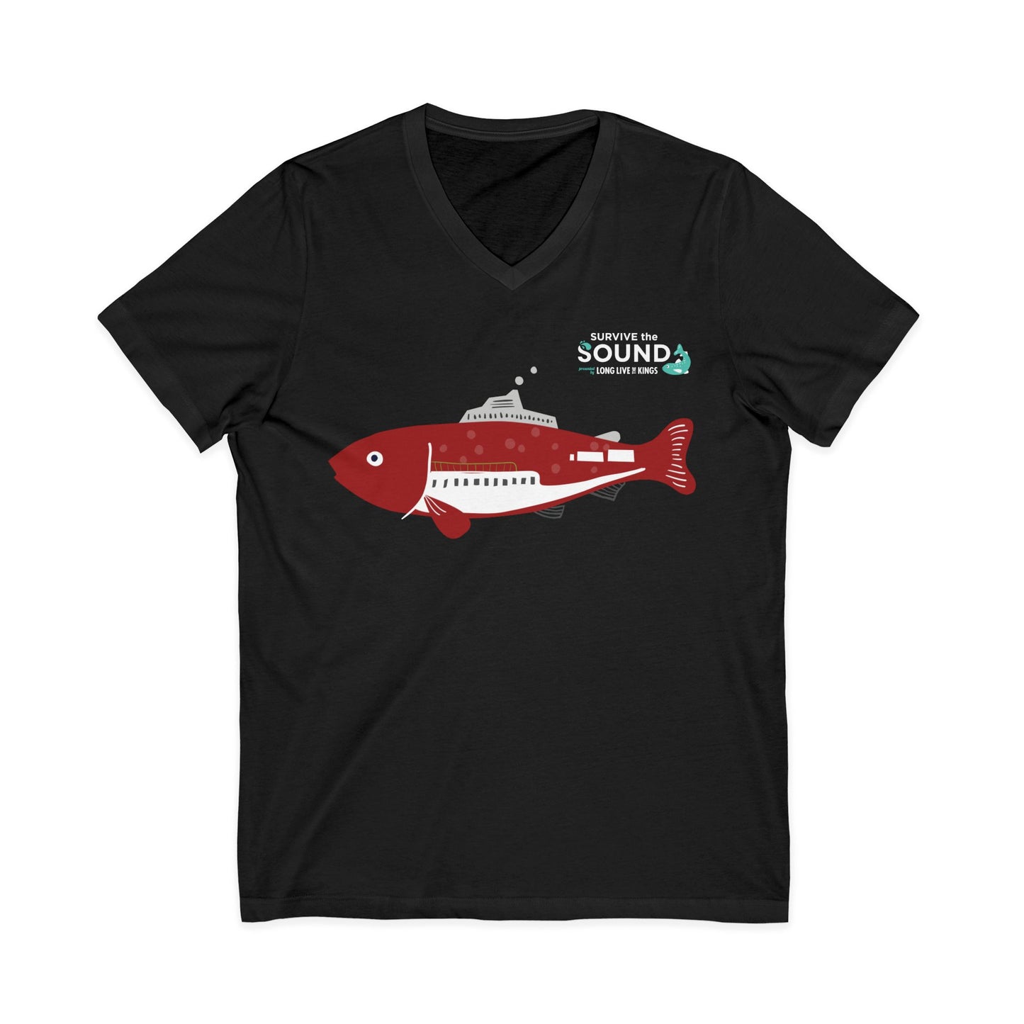 Fishy McFishface Unisex V-Neck Tee