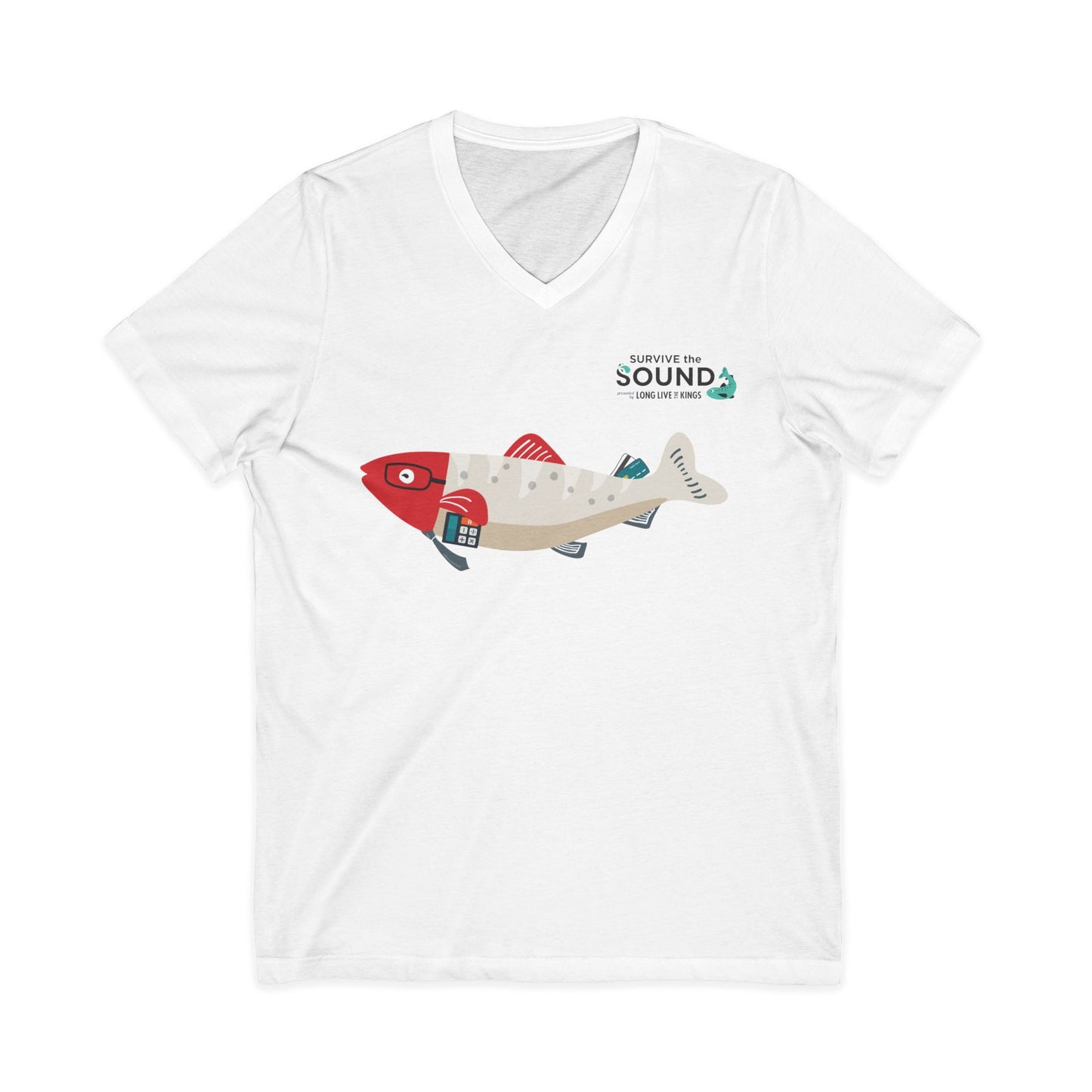 Financial Finn Unisex V-Neck Tee