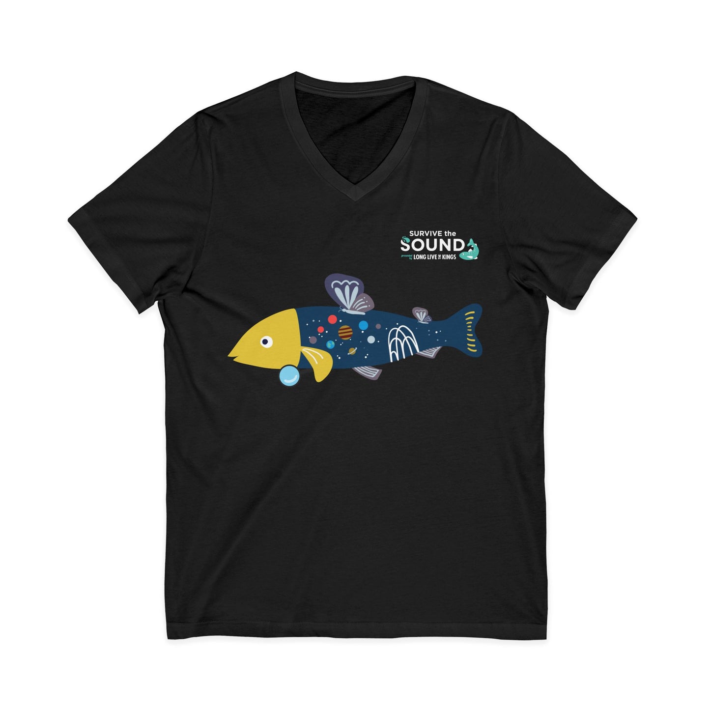 PacSockeye Unisex V-Neck Tee