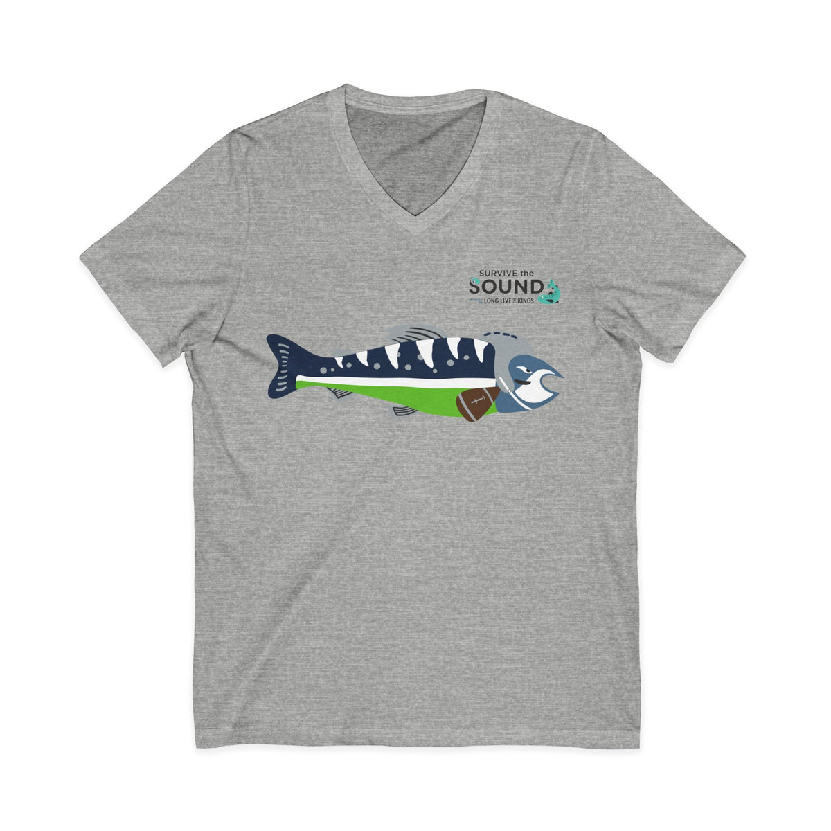 12th Fin Unisex V-Neck Tee