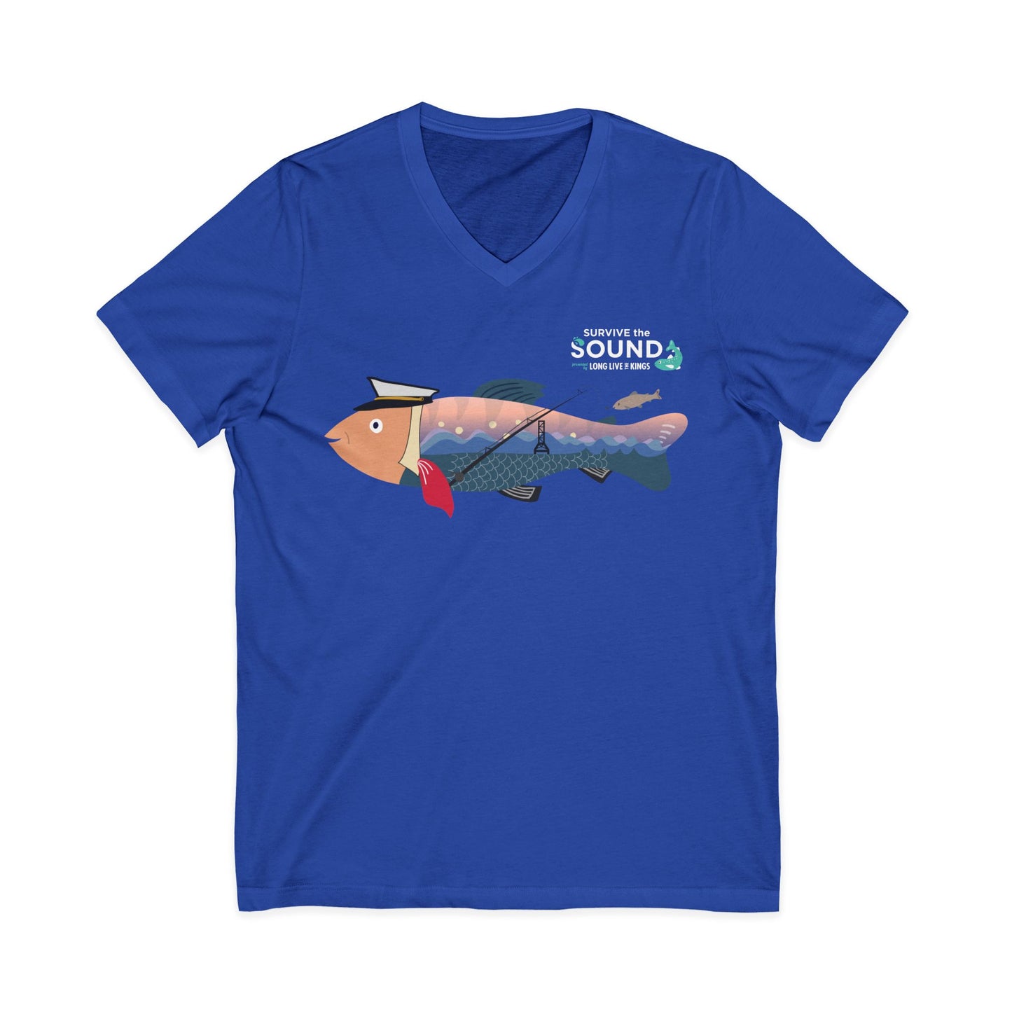 Ray Unisex V-Neck Tee