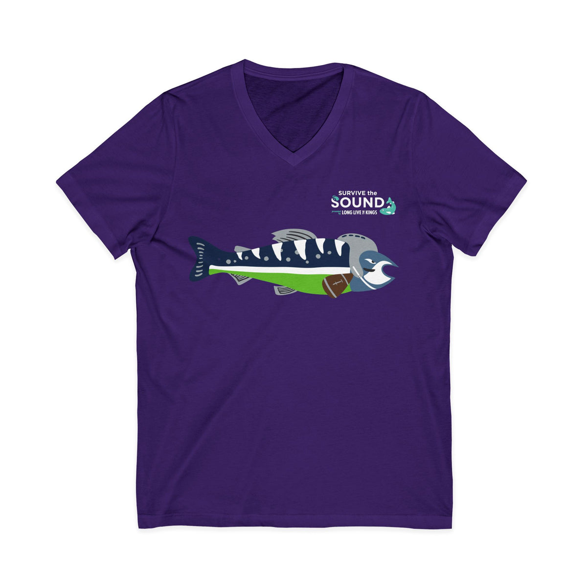 12th Fin Unisex V-Neck Tee
