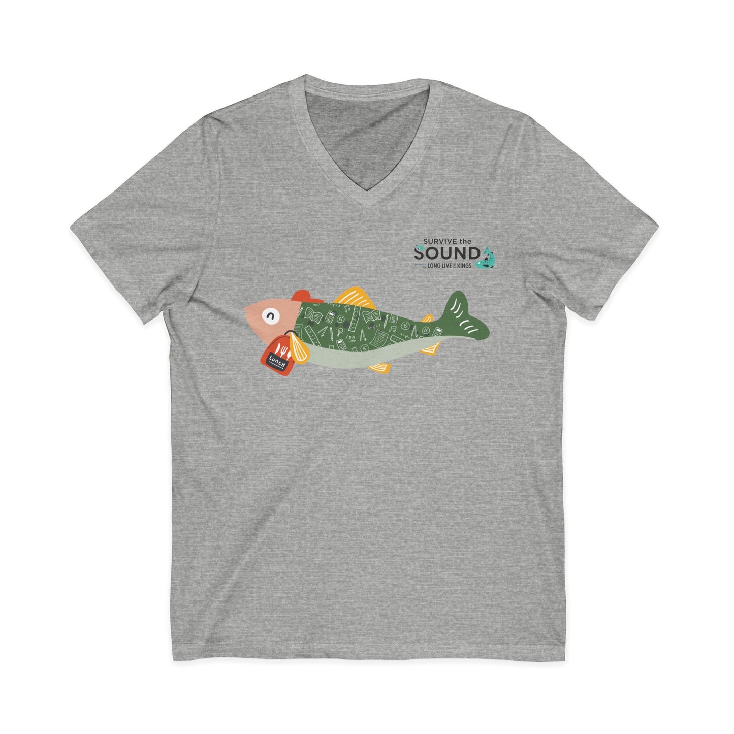 Lunchbox Unisex V-Neck Tee