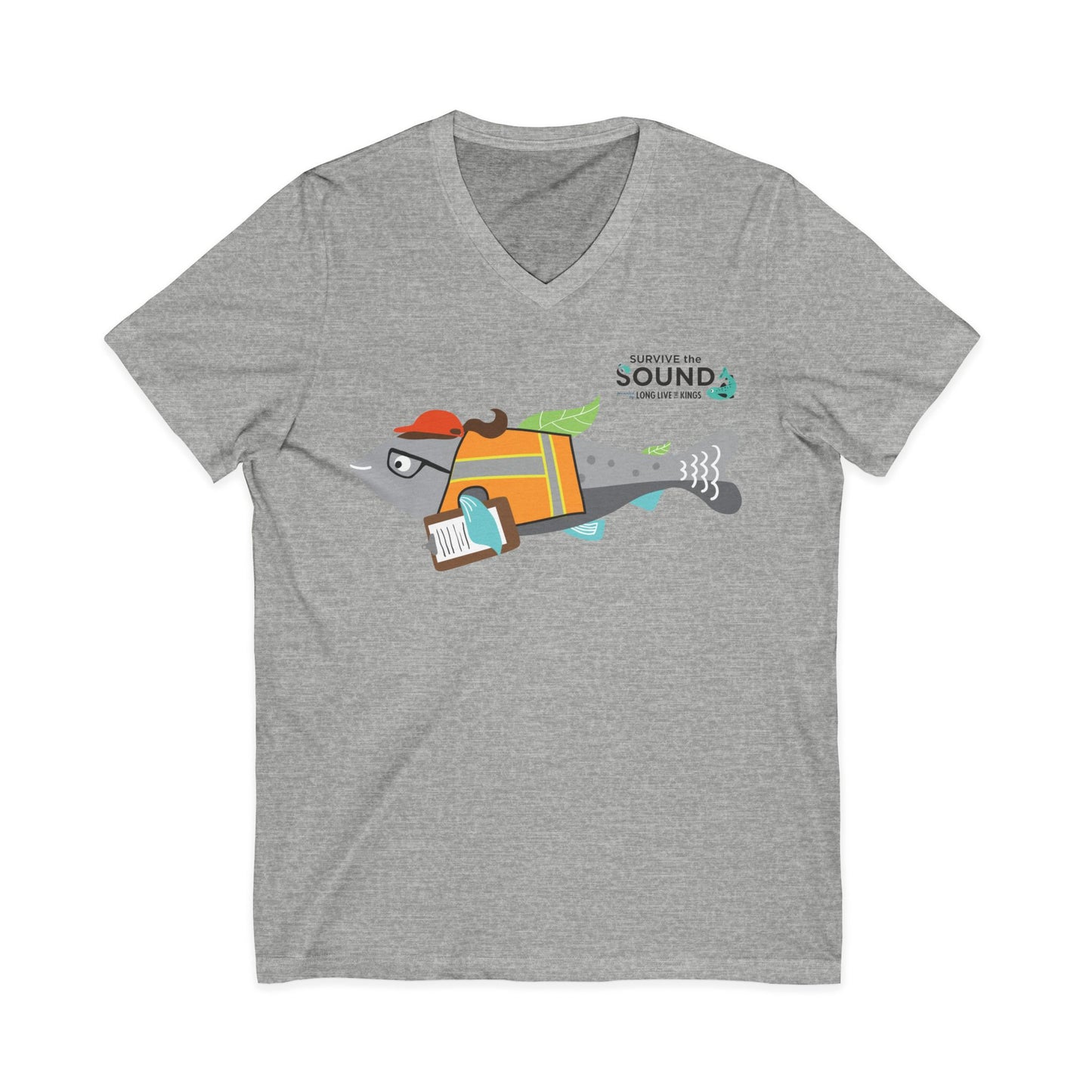 Scien-fish Unisex V-Neck Tee