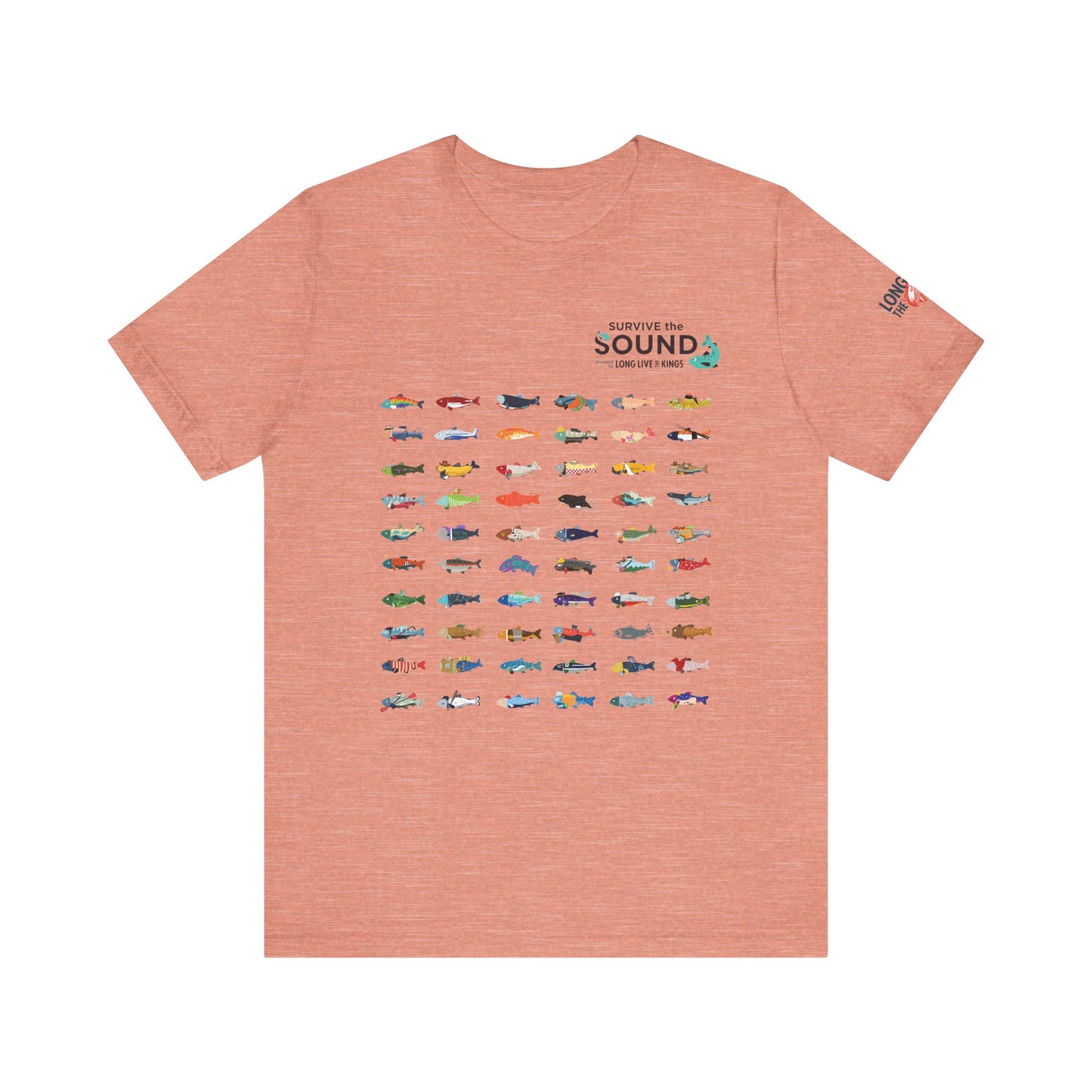 2026 Survive the Sound Fish Grid Unisex Tee