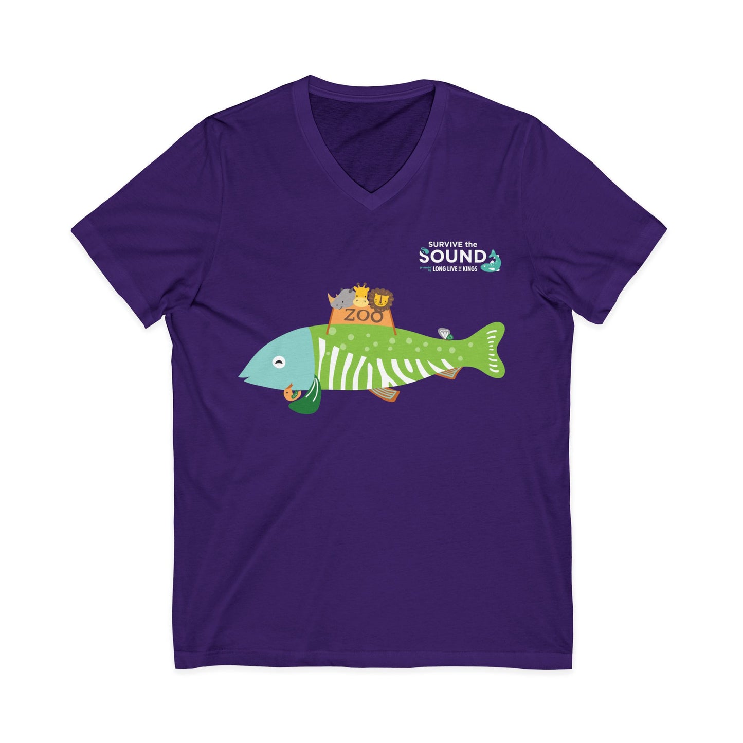Fernifish Unisex V-Neck Tee