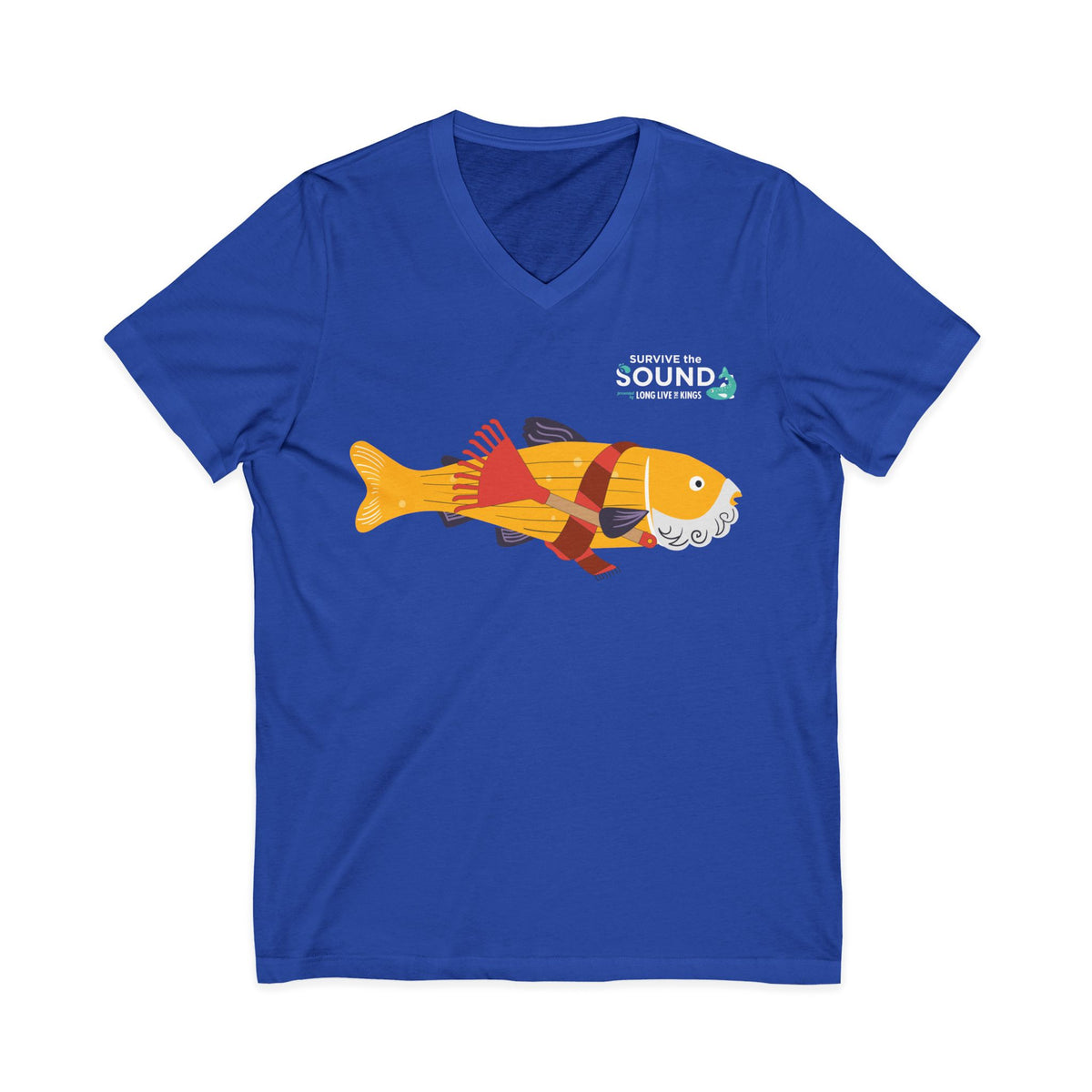 Rake Troll Unisex V-Neck Tee