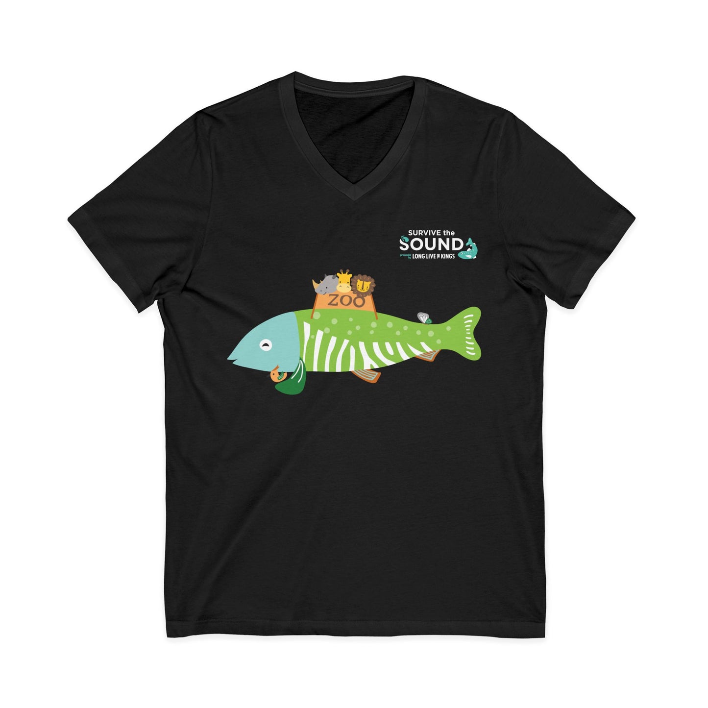Fernifish Unisex V-Neck Tee