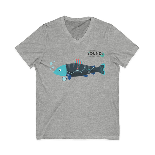 Tracker Unisex V-Neck Tee