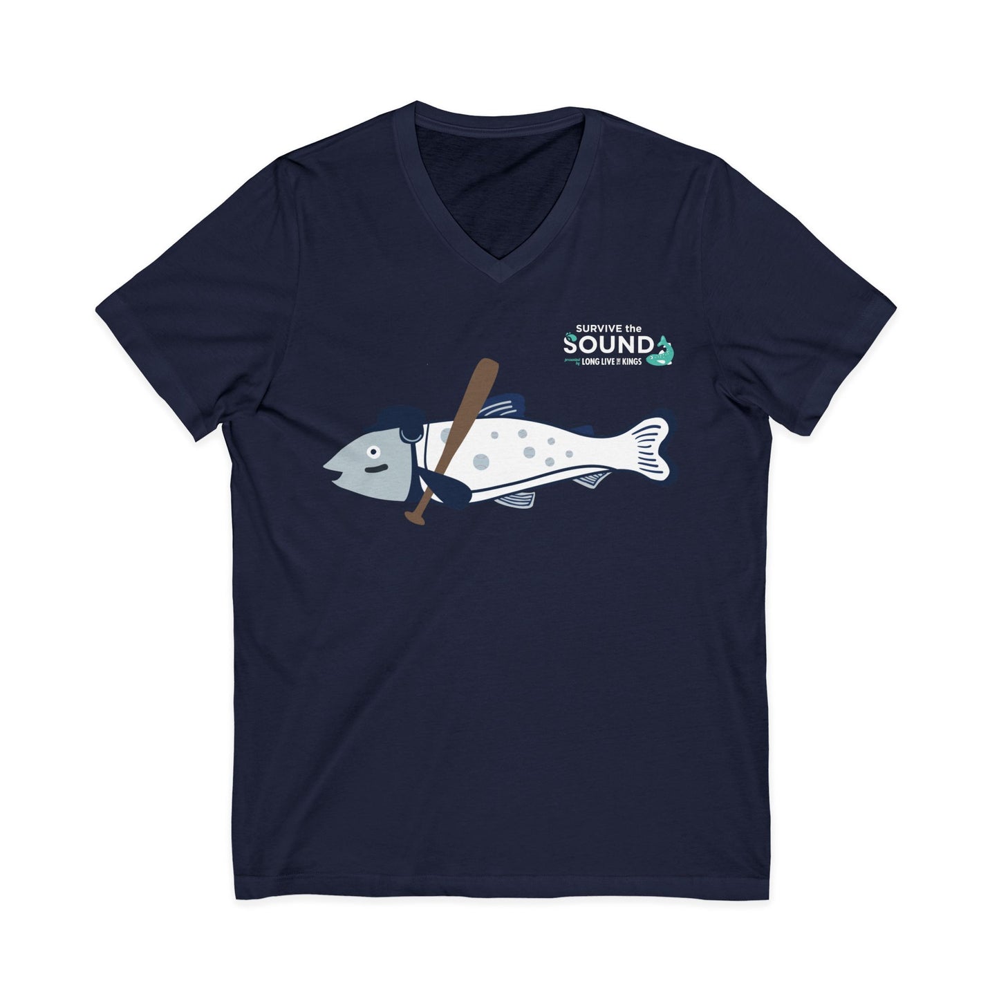 Eddy Gar Unisex V-Neck Tee