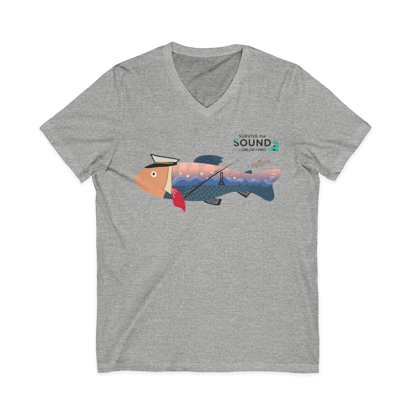 Ray Unisex V-Neck Tee