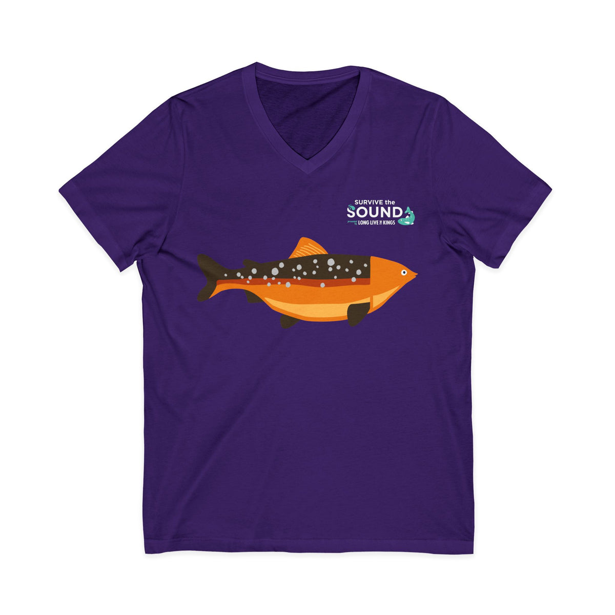 Puget Pumpkin Unisex V-Neck Tee