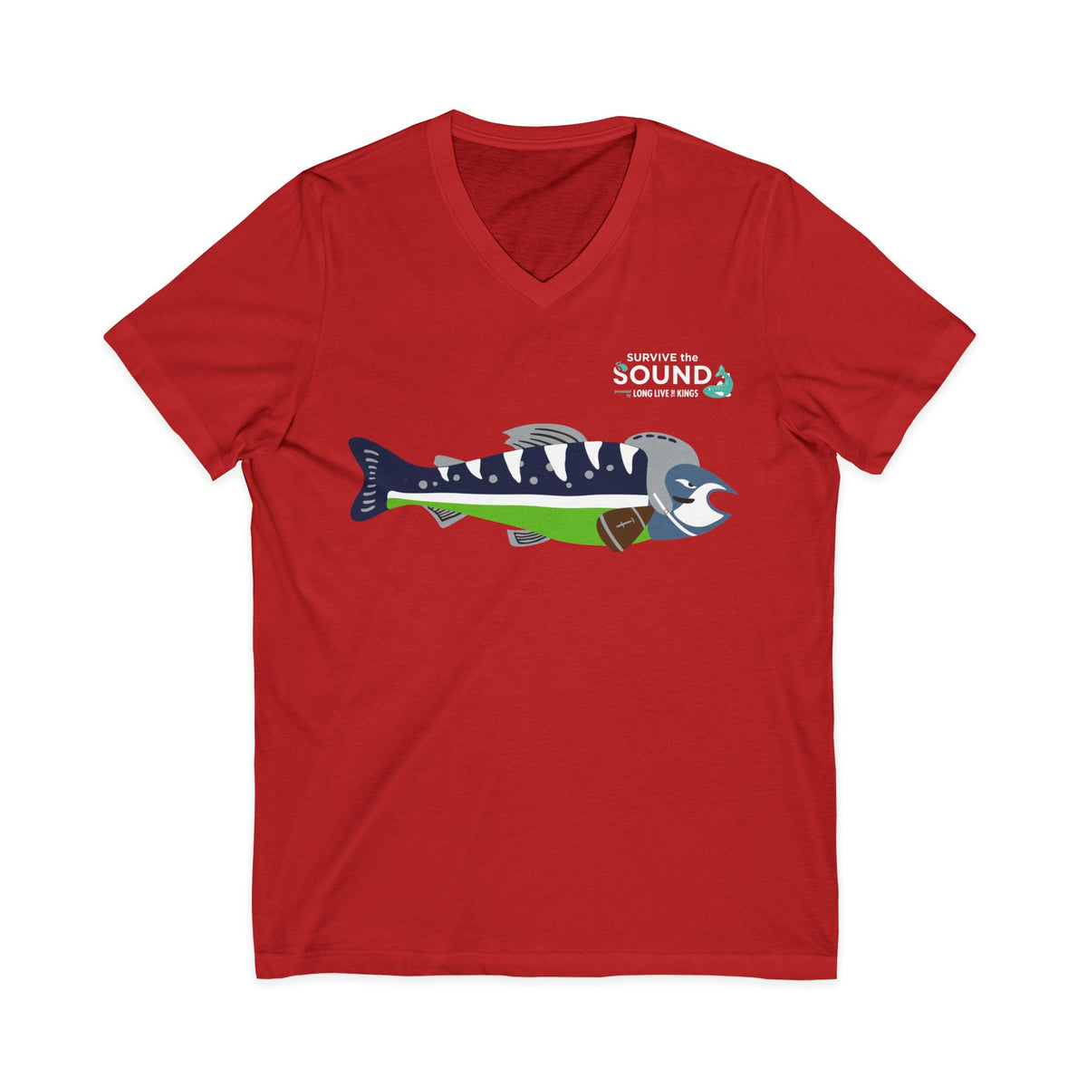 12th Fin Unisex V-Neck Tee