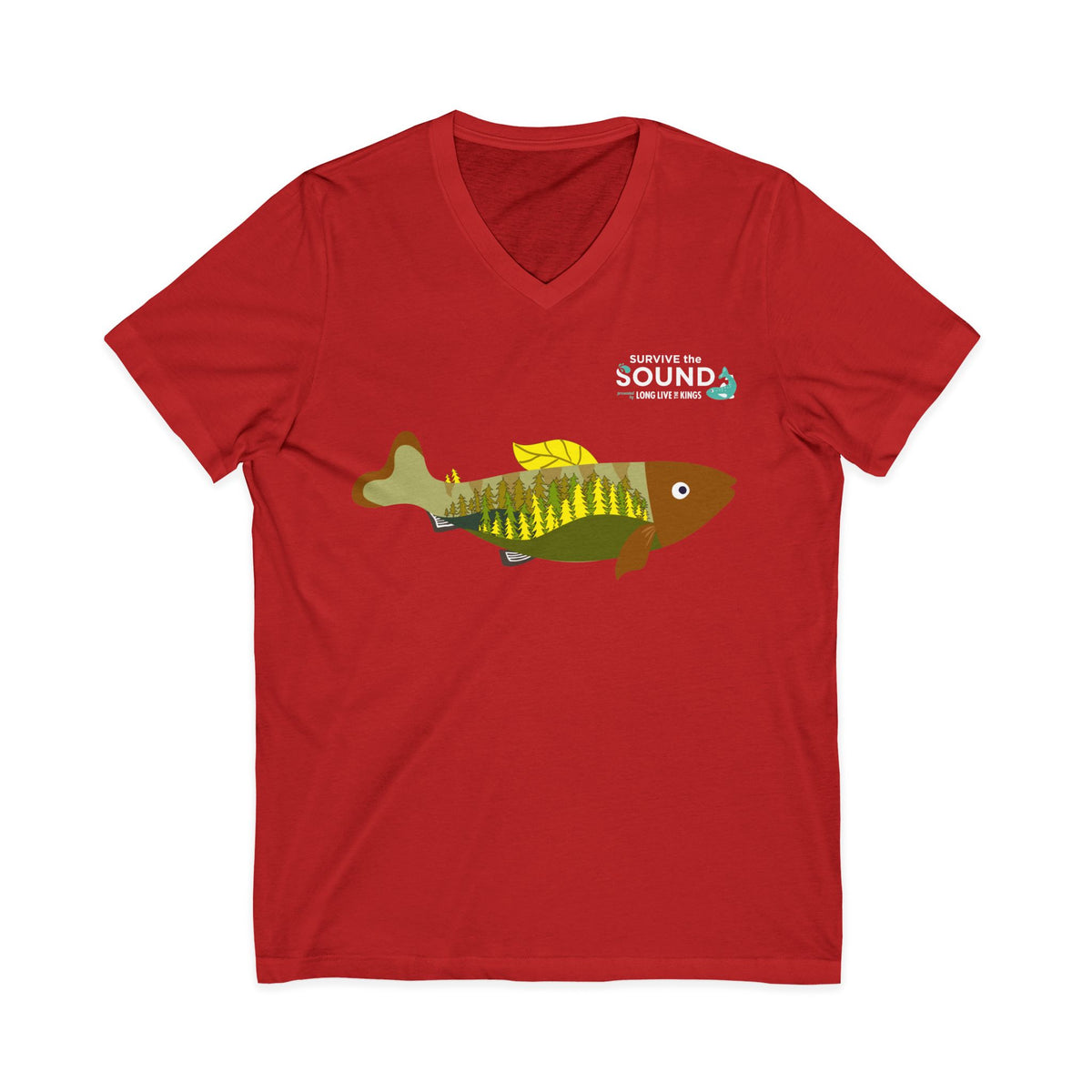 Larchibald Unisex V-Neck Tee