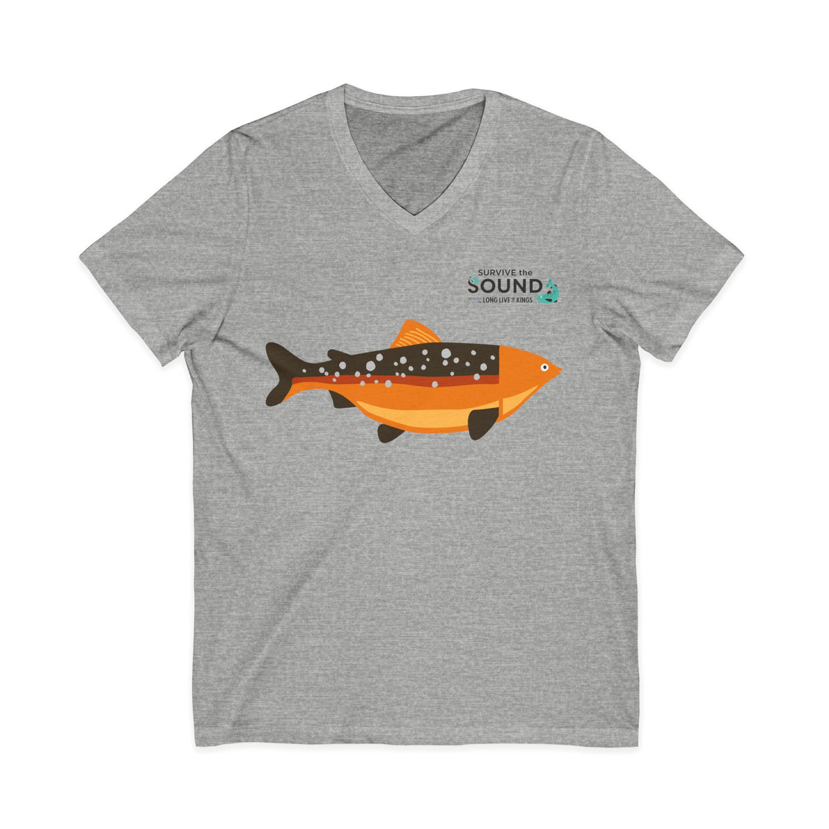 Puget Pumpkin Unisex V-Neck Tee
