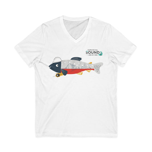 Finn Geneer Unisex V-Neck Tee