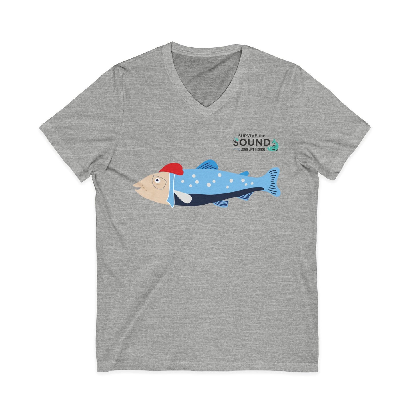 Jacques TooSlow Unisex V-Neck Tee