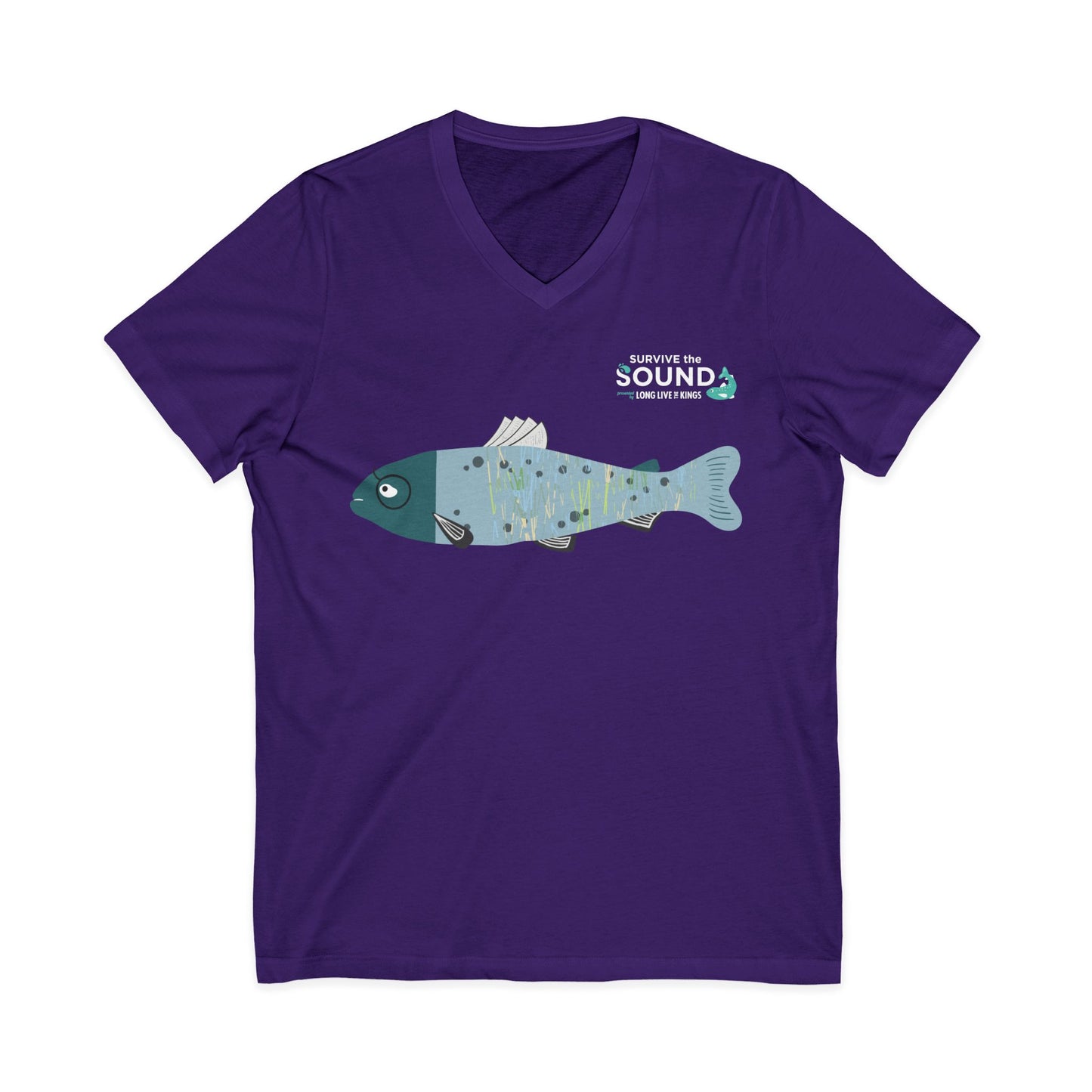 Fishtail Unisex V-Neck Tee