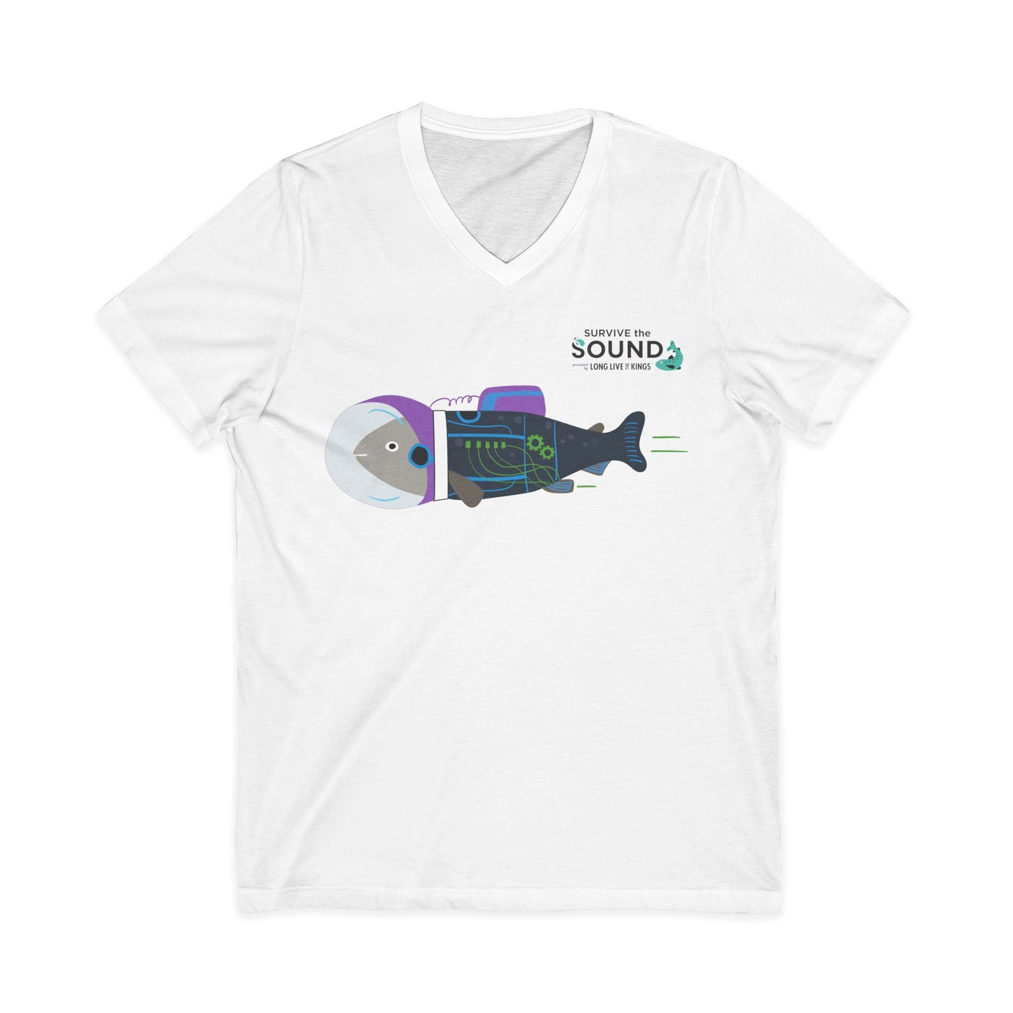 Curiosity Unisex V-Neck Tee