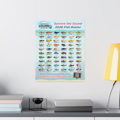 Survive the Sound 2026 Fish Poster
