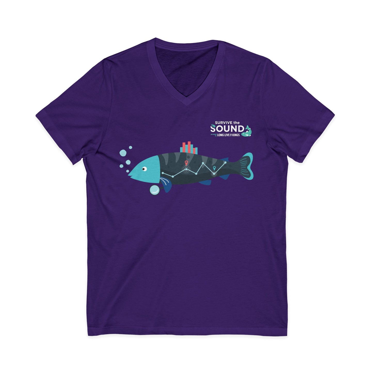Tracker Unisex V-Neck Tee