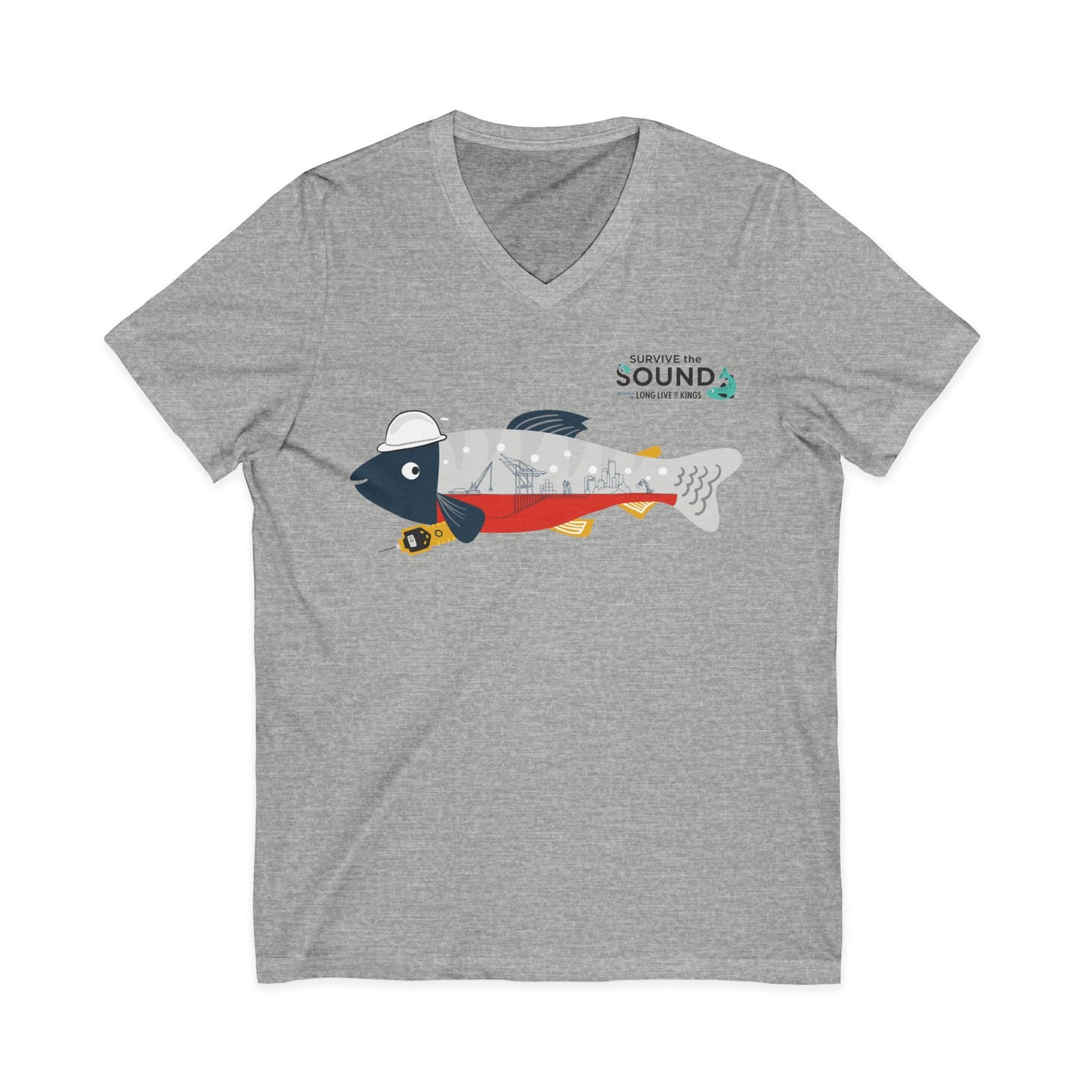 Finn Geneer Unisex V-Neck Tee