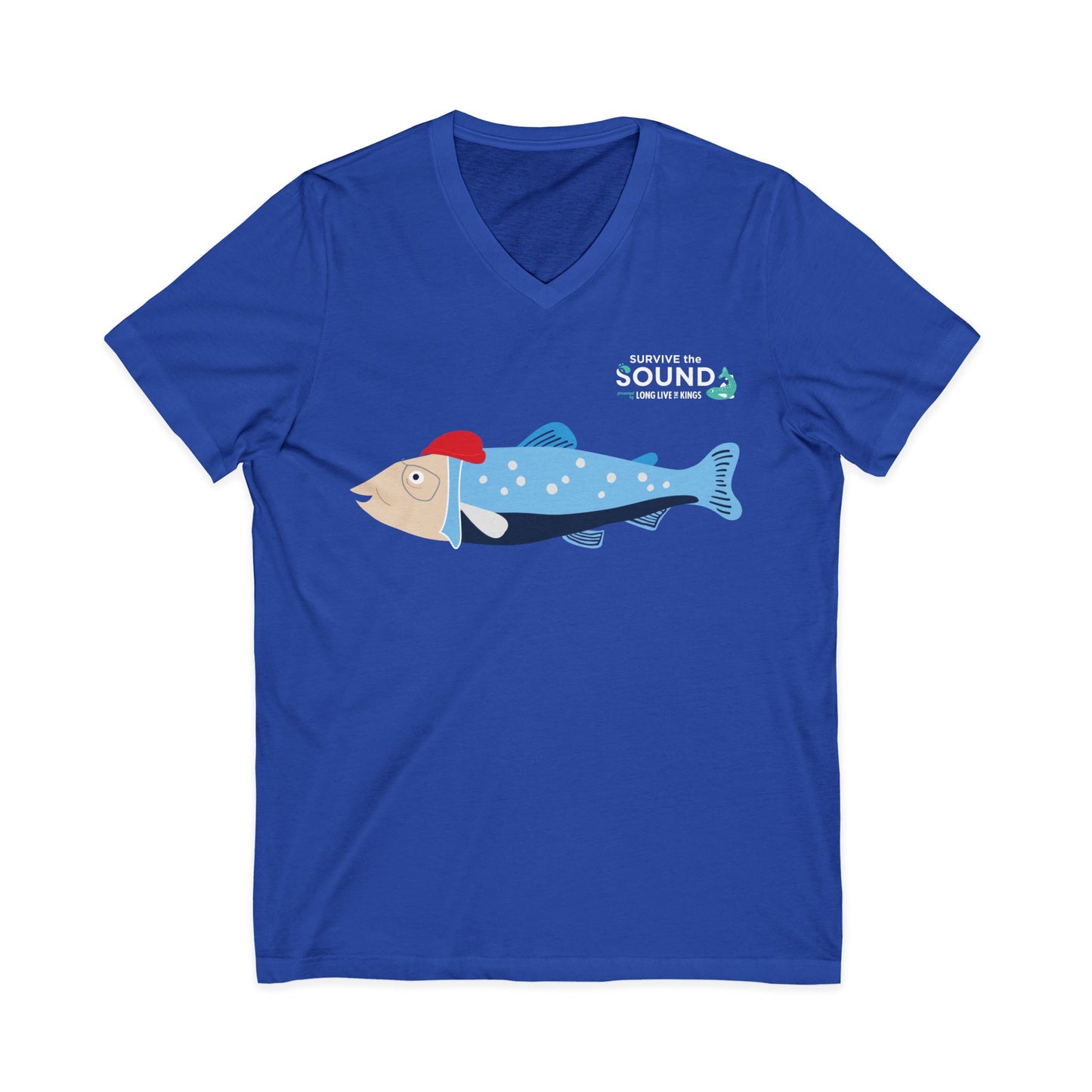 Jacques TooSlow Unisex V-Neck Tee