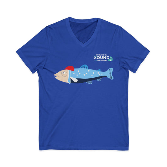 Jacques TooSlow Unisex V-Neck Tee