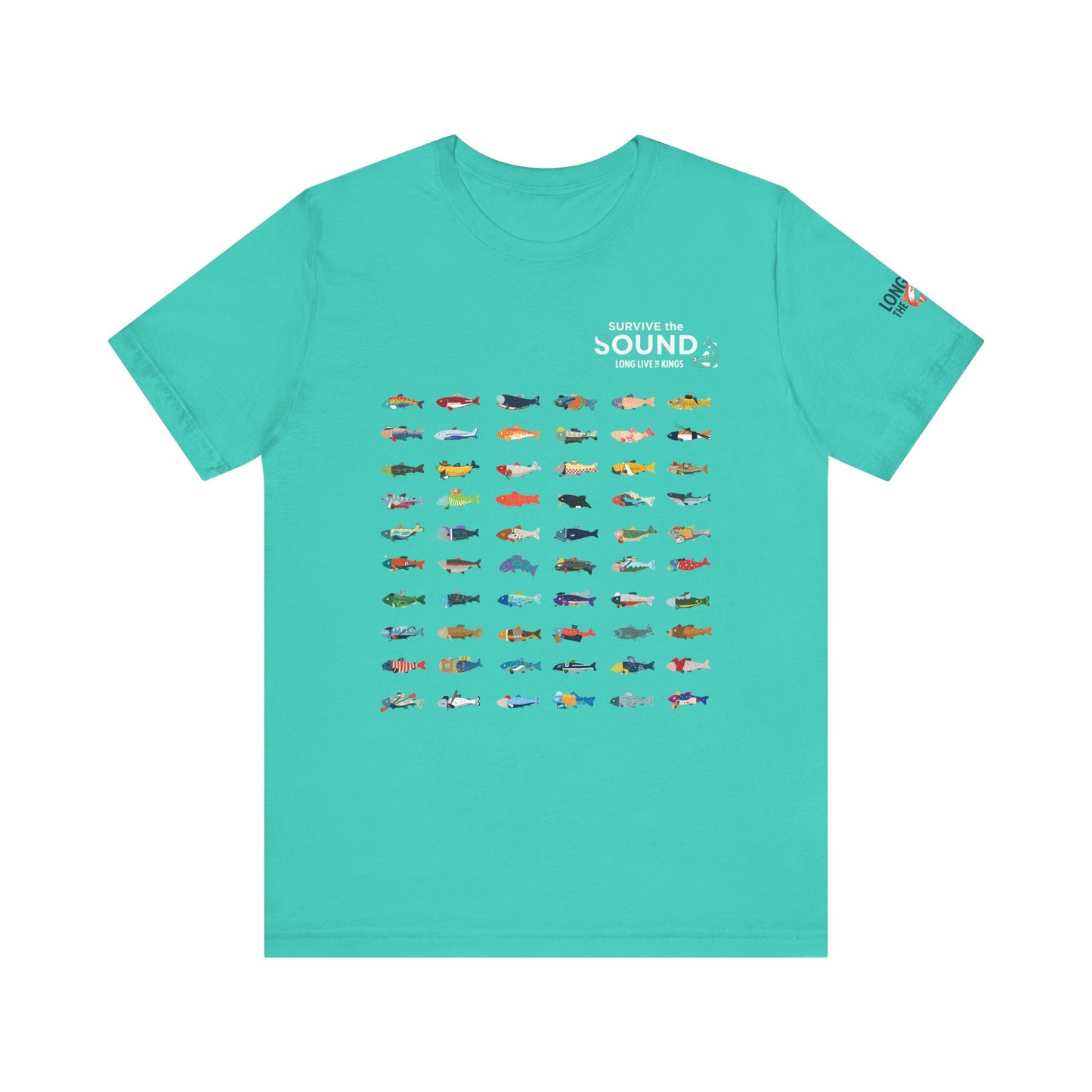 2026 Survive the Sound Fish Grid Unisex Tee