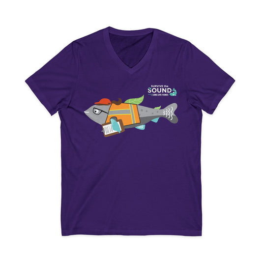 Scien-fish Unisex V-Neck Tee