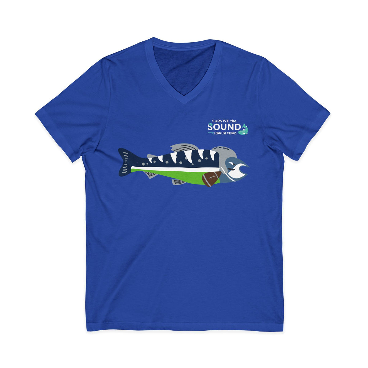 12th Fin Unisex V-Neck Tee