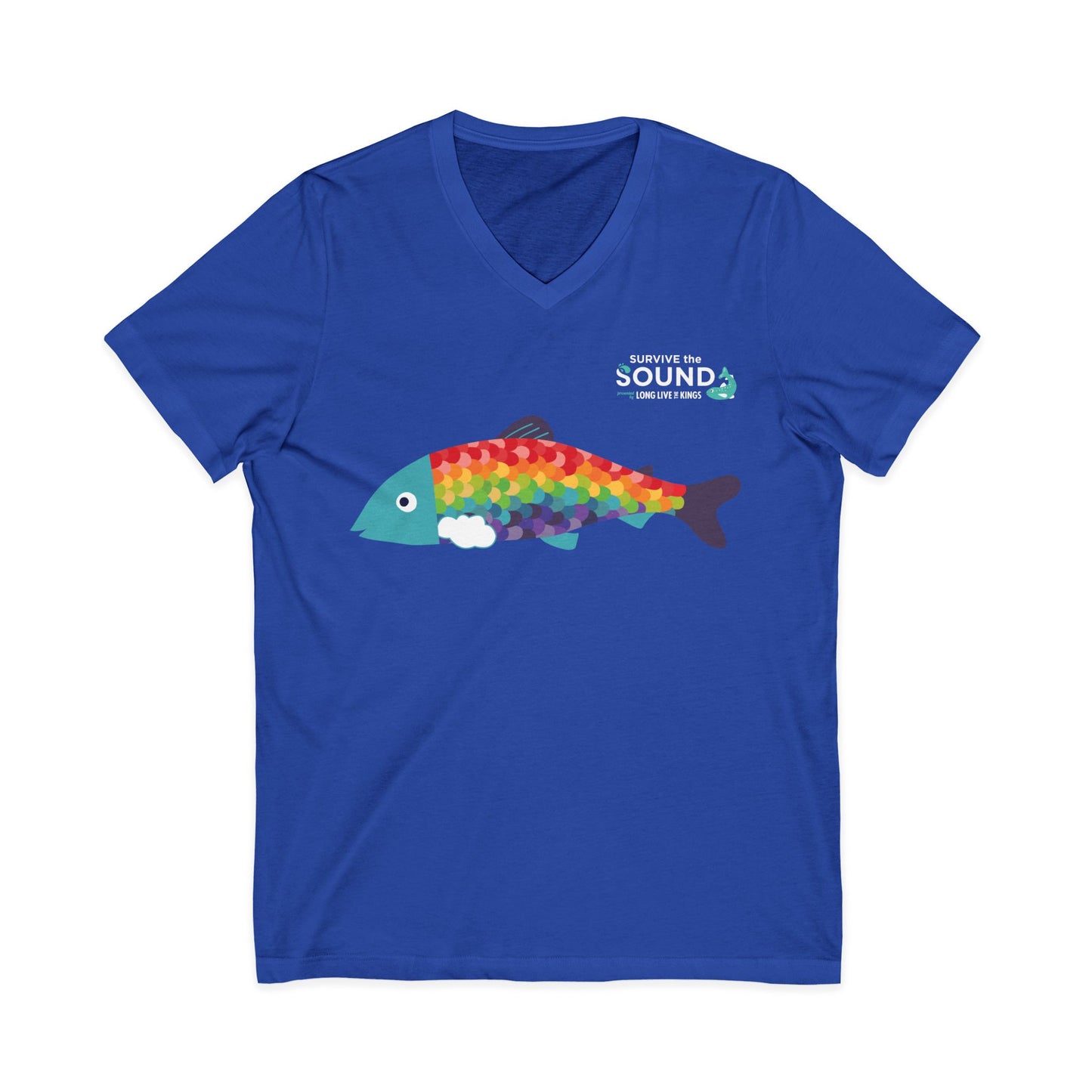 Rainbow Unisex V-Neck Tee