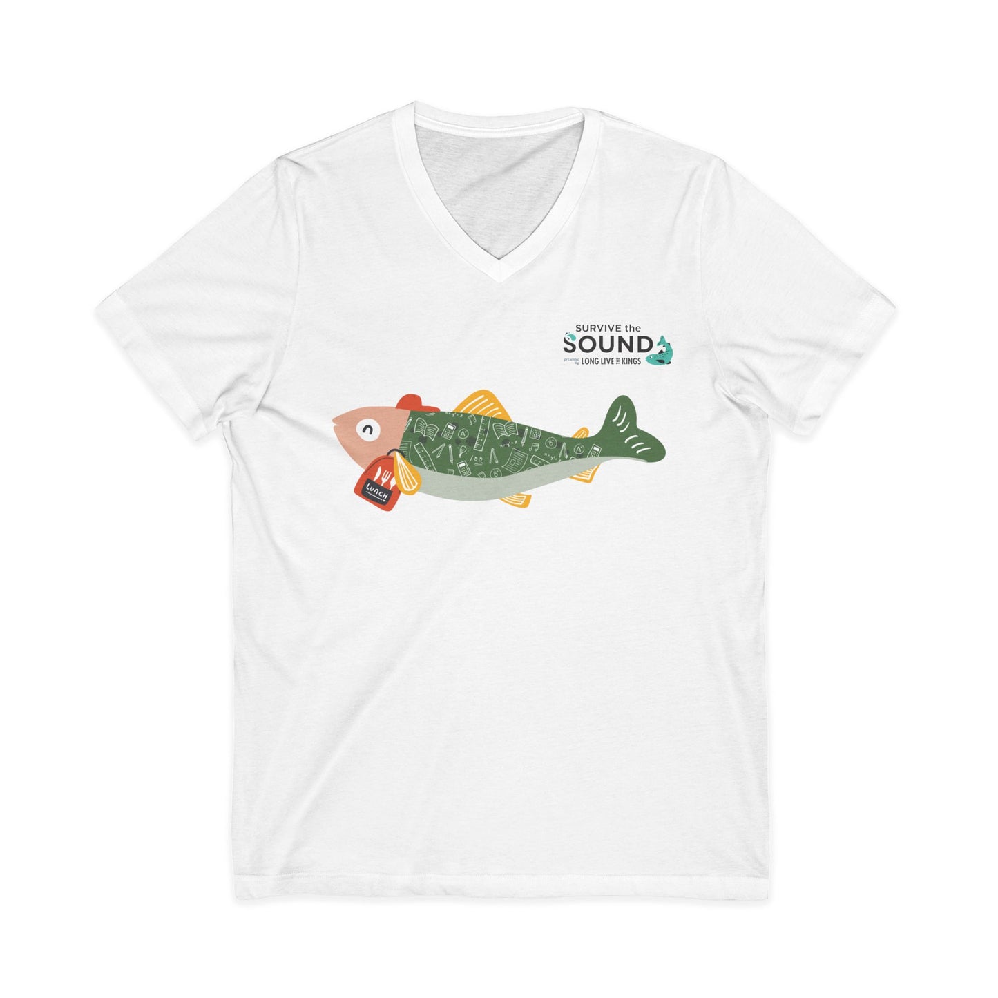 Lunchbox Unisex V-Neck Tee