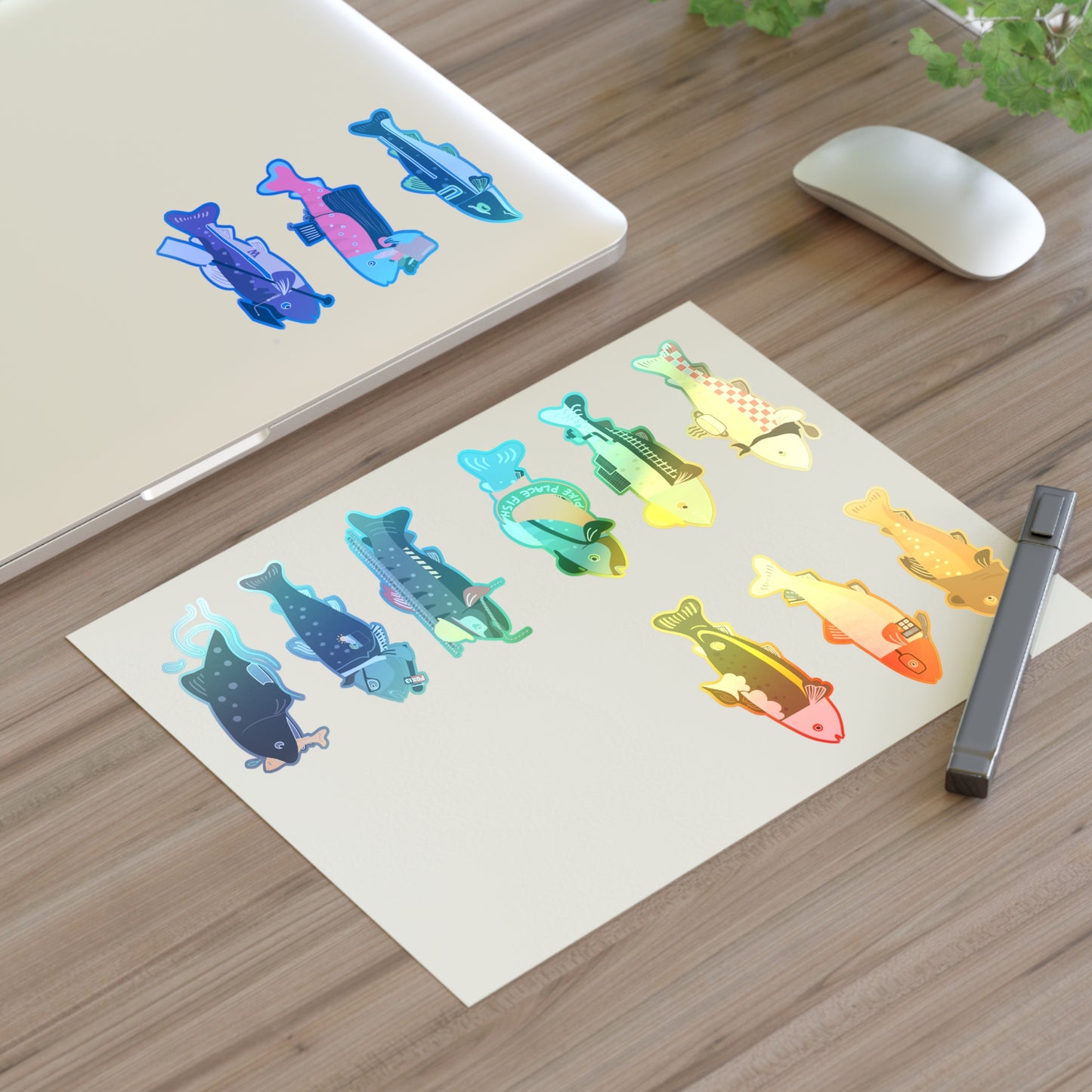 Survive the Sound Fish Sticker Sheet - Collection 2