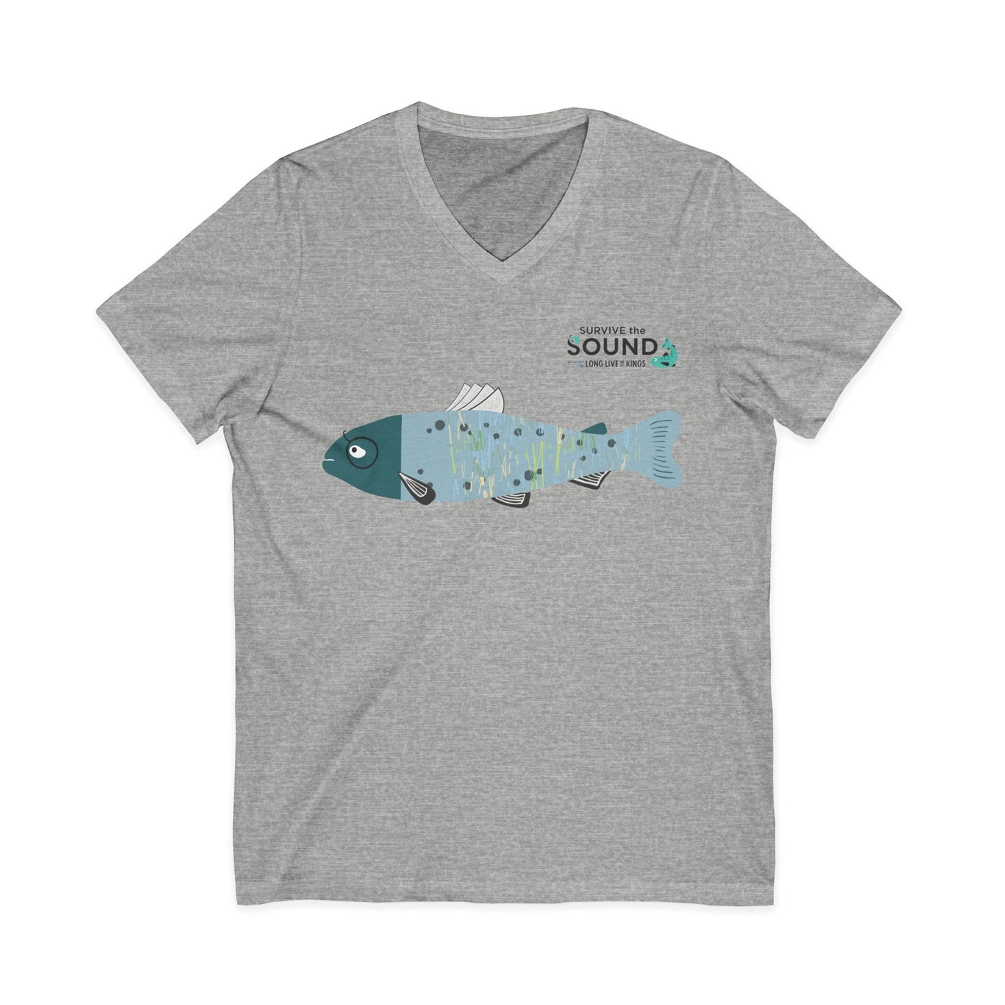 Fishtail Unisex V-Neck Tee
