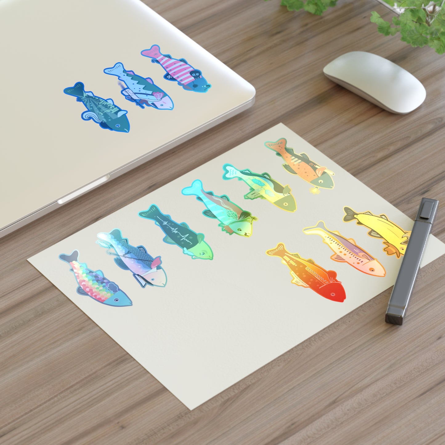Survive the Sound Fish Sticker Sheet - Collection 1