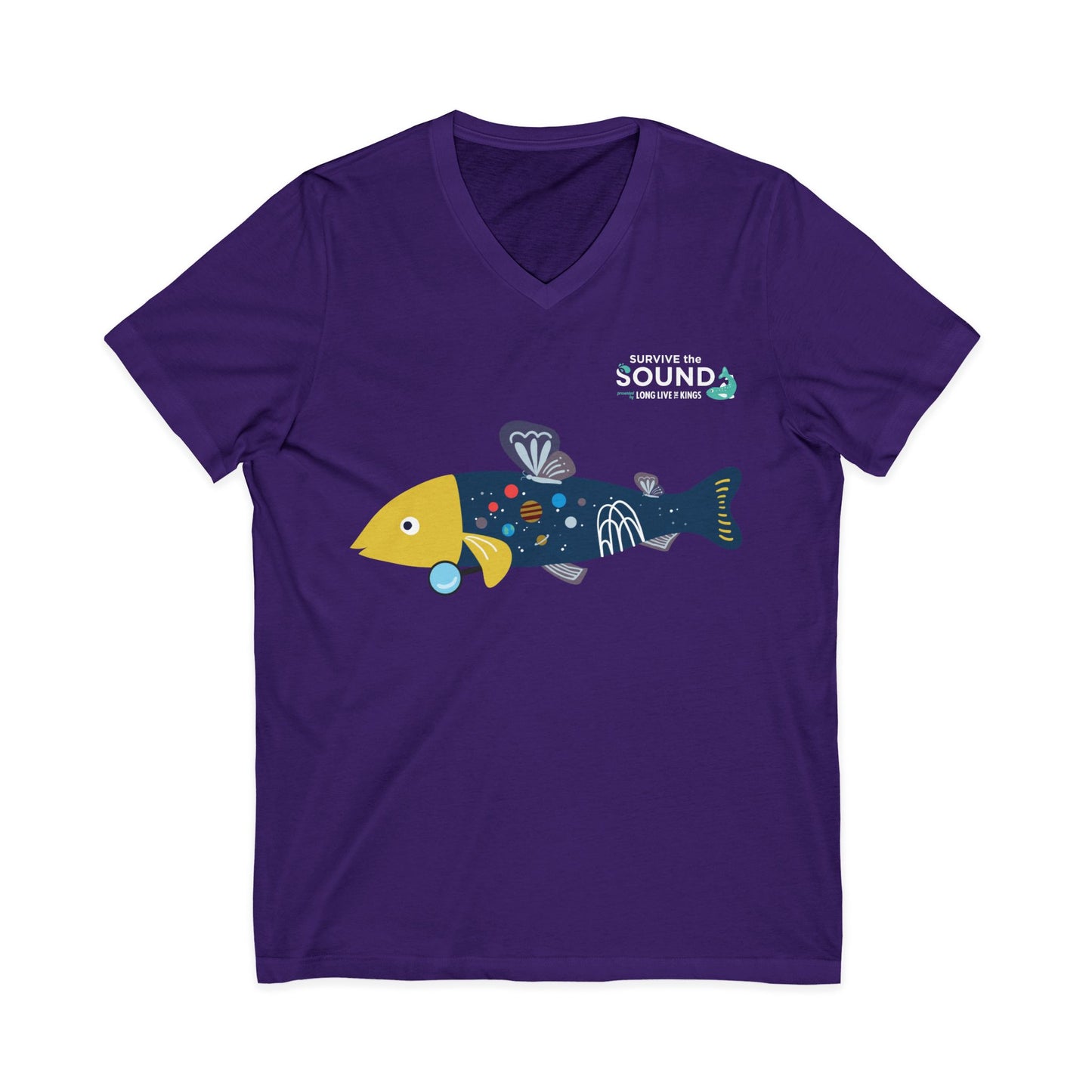 PacSockeye Unisex V-Neck Tee