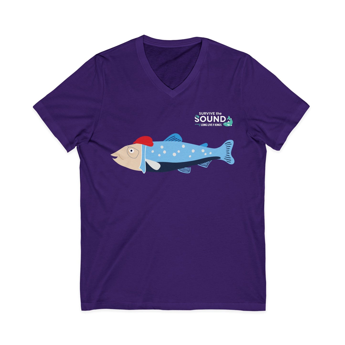 Jacques TooSlow Unisex V-Neck Tee