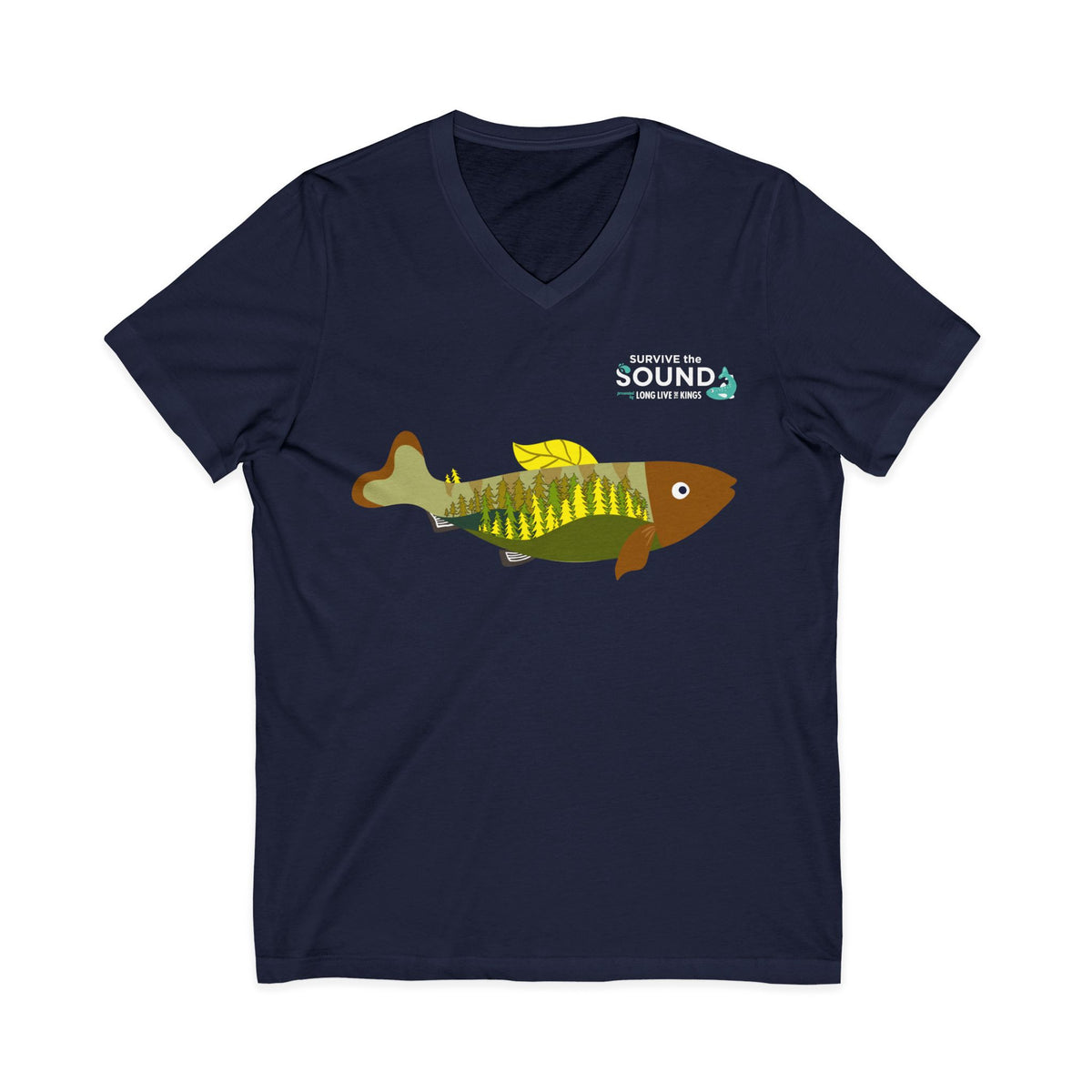 Larchibald Unisex V-Neck Tee